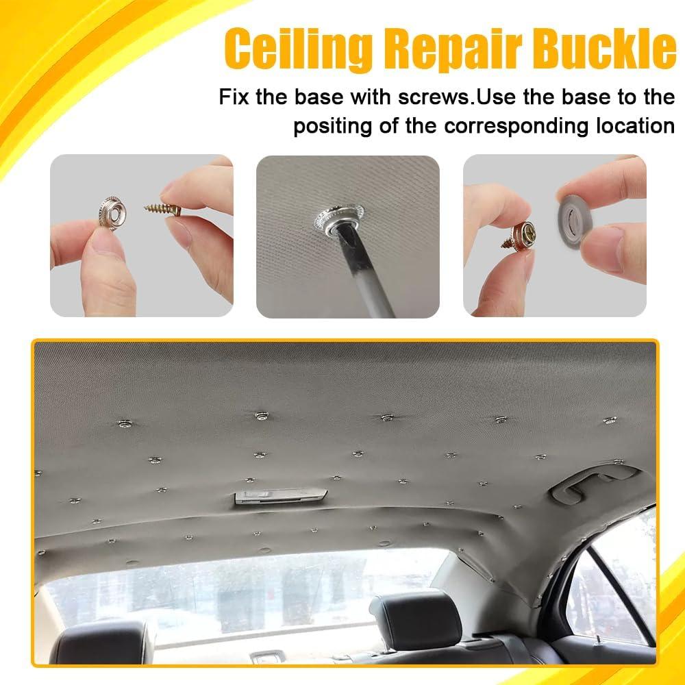 Kit de Reparación de Techo de Coche 60PCS Tecledsn Universal