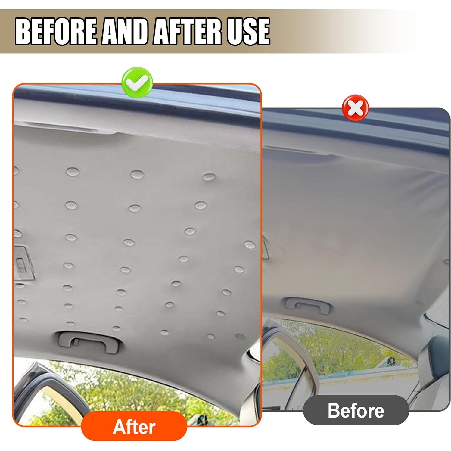 Kit de Reparación de Techo de Coche UHANBUT 60PCS Gris