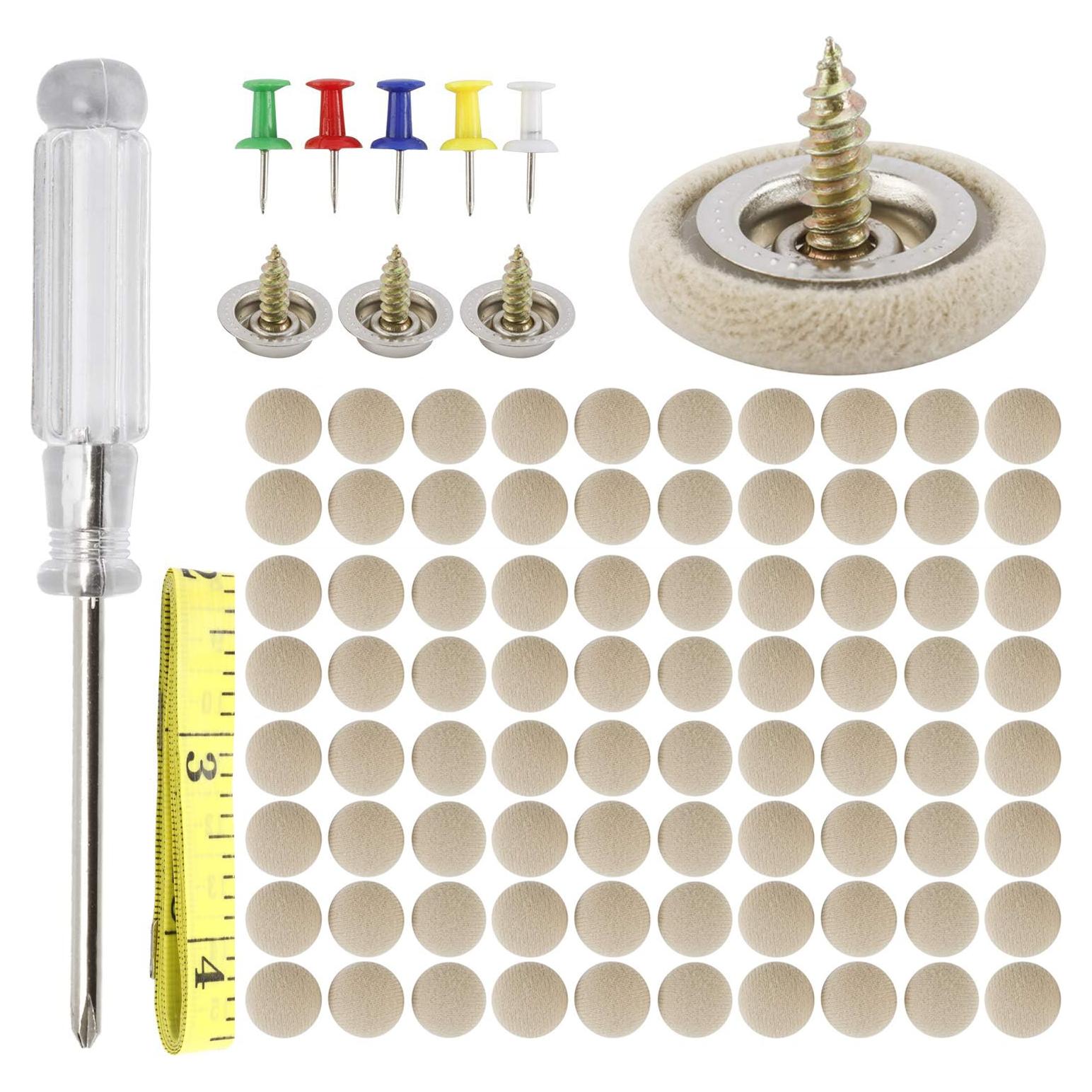 Kit de Reparación de Techo de Auto HighFree 80 Piezas Beige