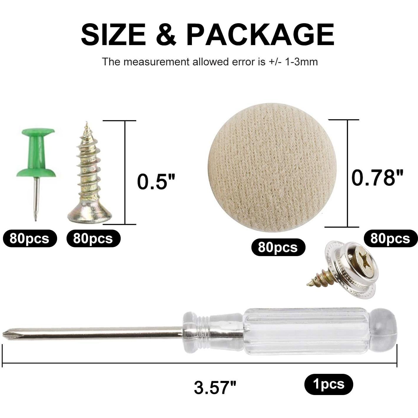 Kit de Reparación de Techo de Auto HighFree 80 Piezas Beige