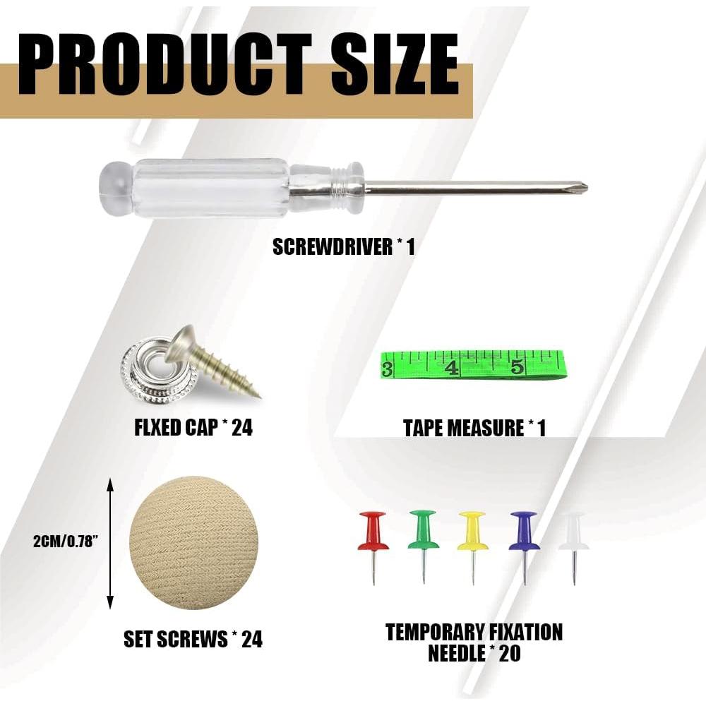 Kit de Reparación de Techo de Coche 60 Piezas PACLVIO Beige