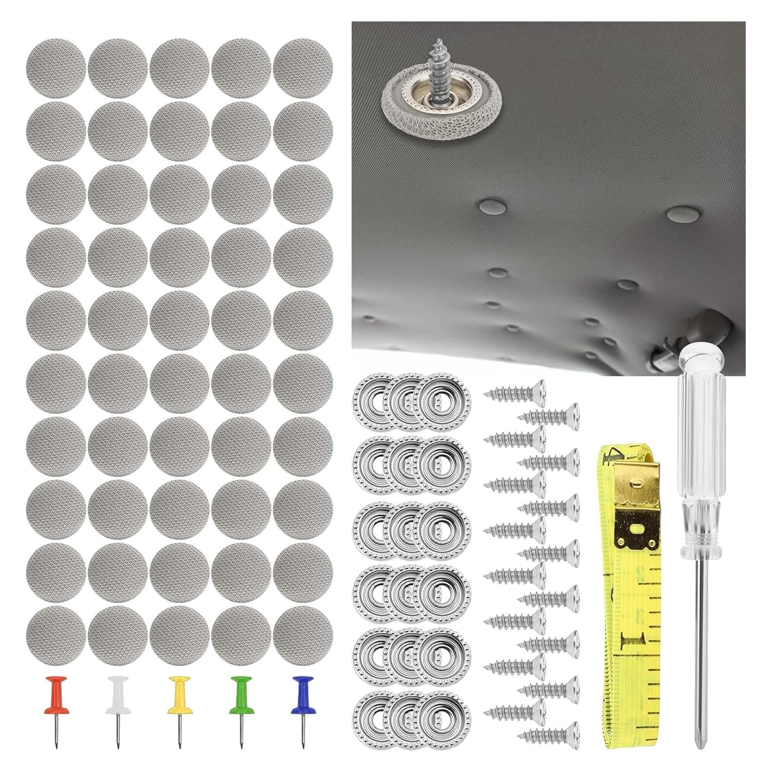 Kit de Reparación de Techo de Coche HAOBO 50 Remaches y Herramientas