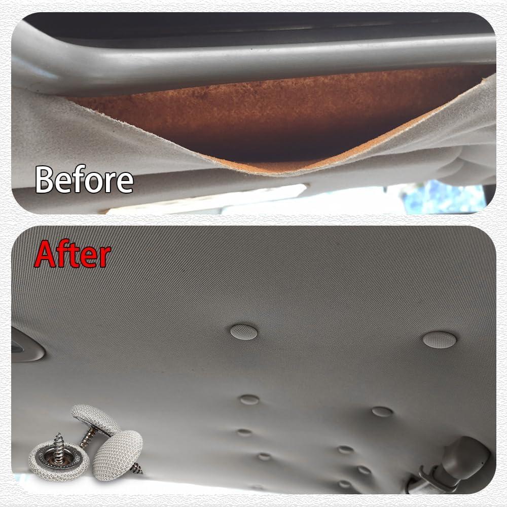 Kit de Reparación de Techo de Coche HAOBO 50 Remaches y Herramientas