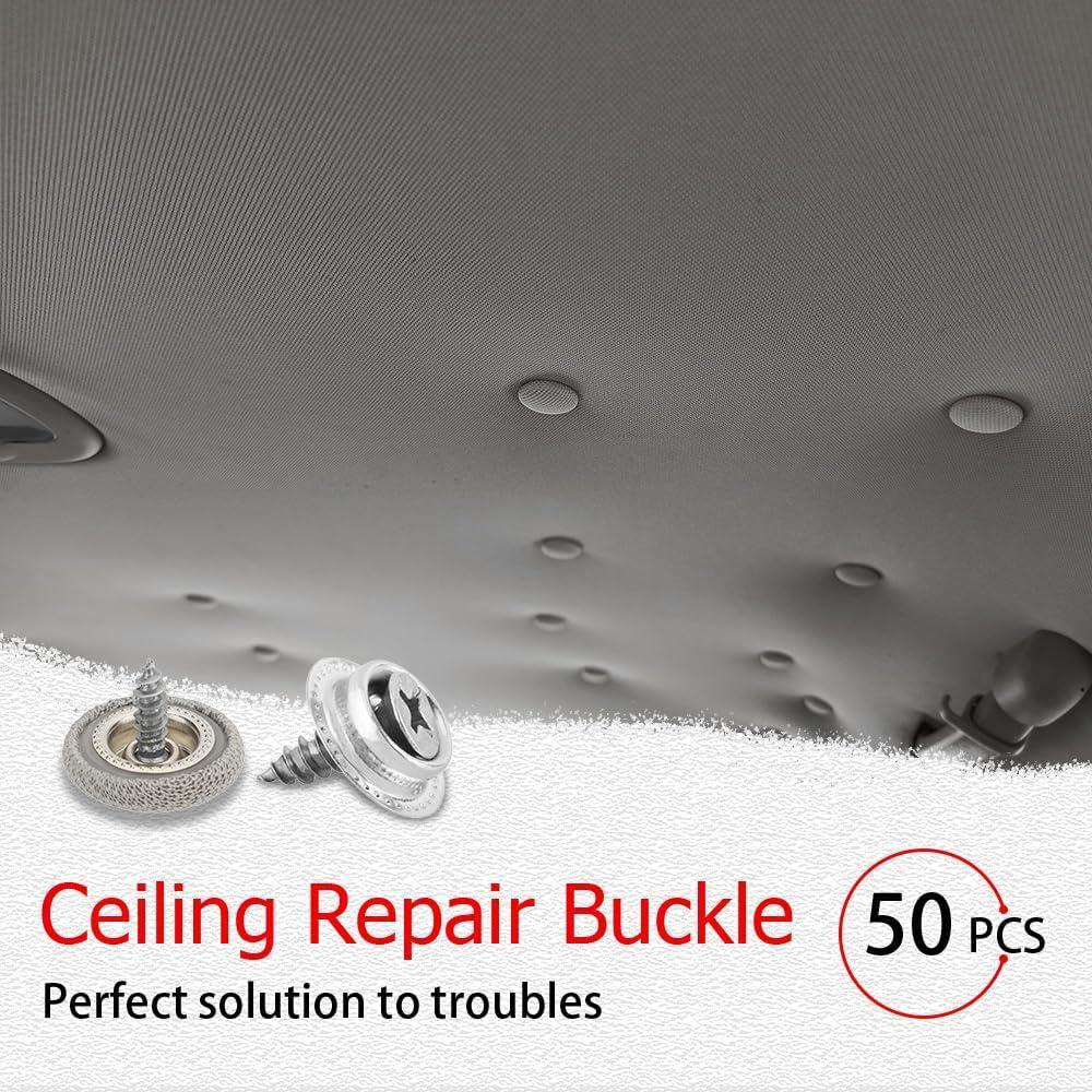 Kit de Reparación de Techo de Coche HAOBO 50 Remaches y Herramientas