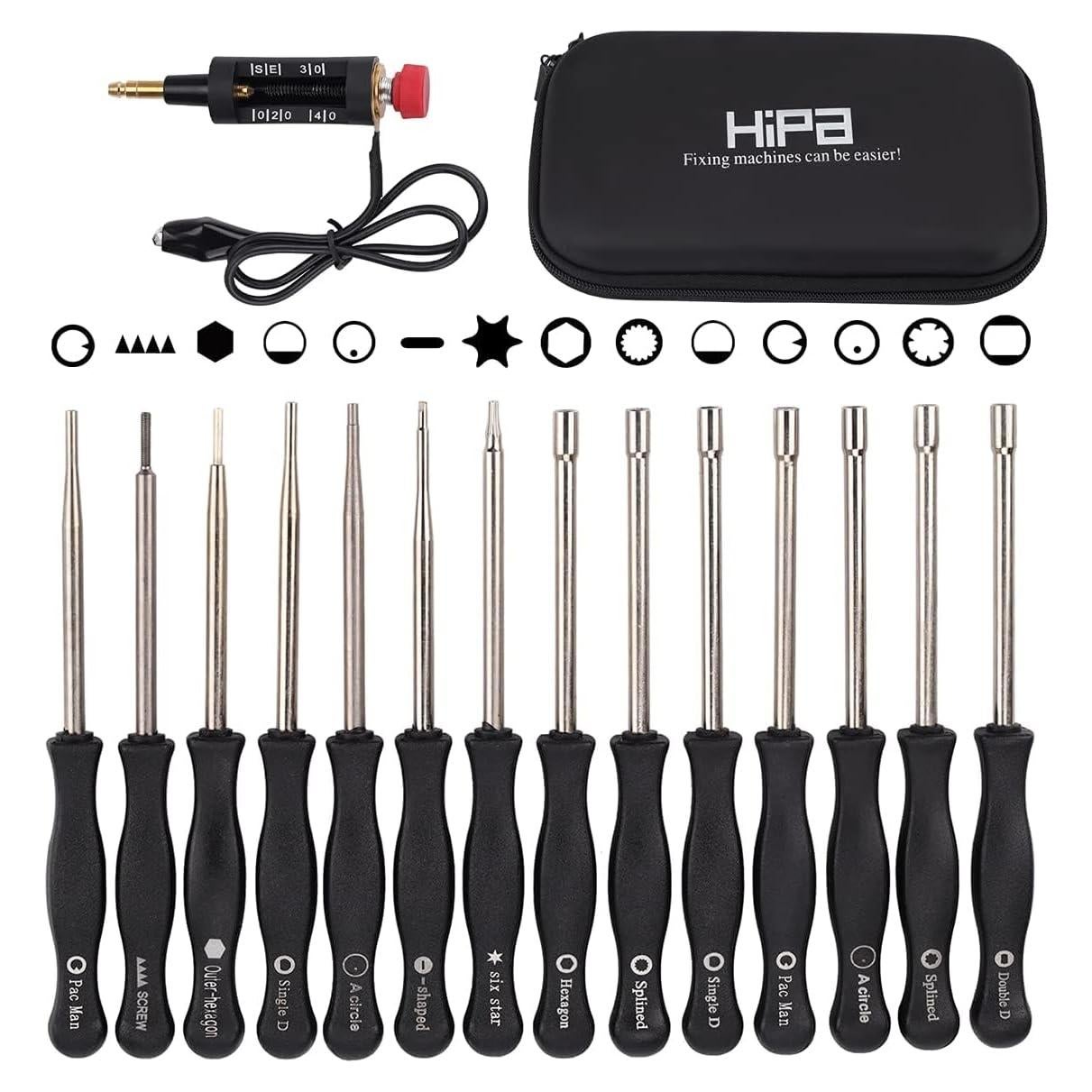 Hipa Kit de 14 Herramientas de Ajuste de Carburador y Probador de Chispa