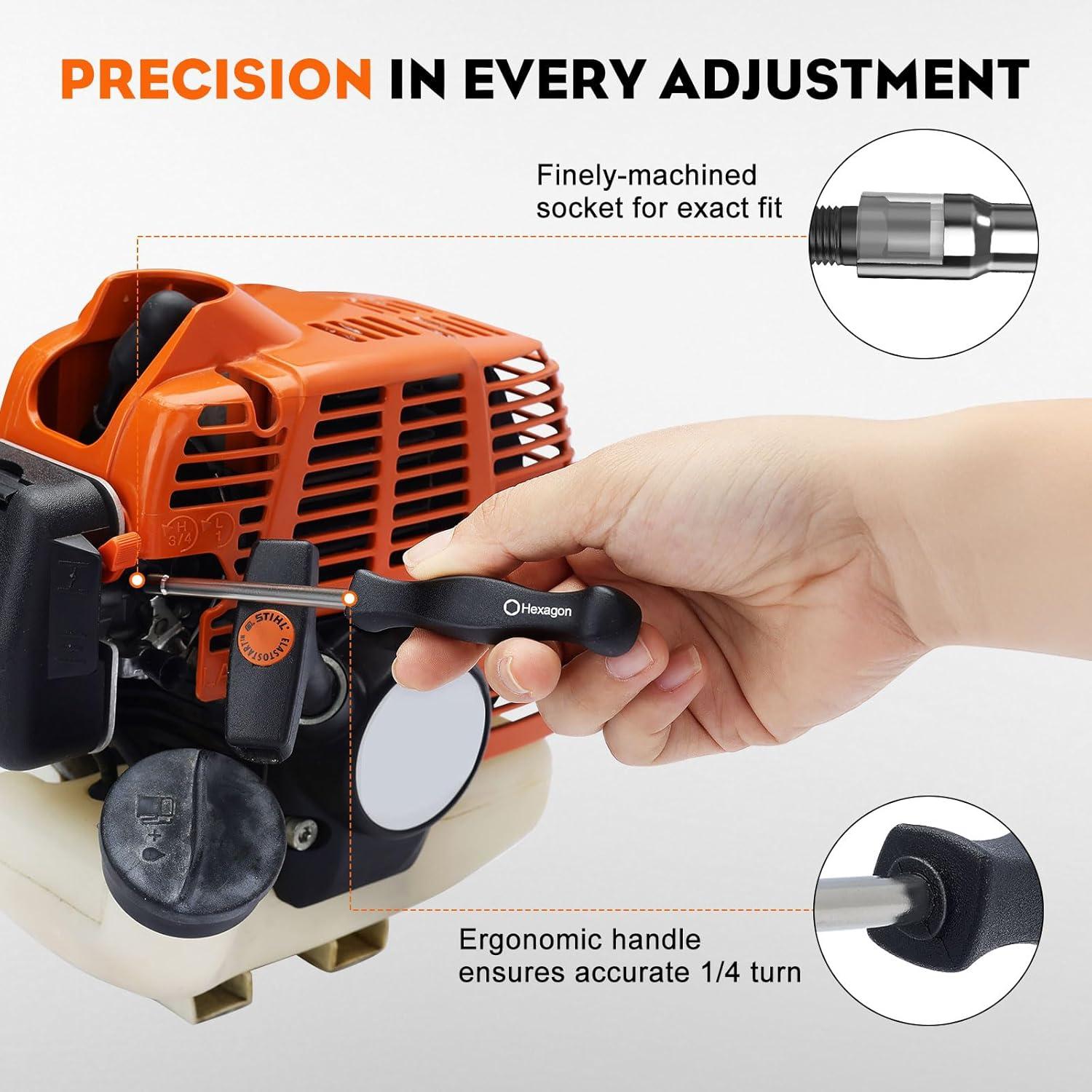 Hipa Kit de 14 Herramientas de Ajuste de Carburador y Probador de Chispa