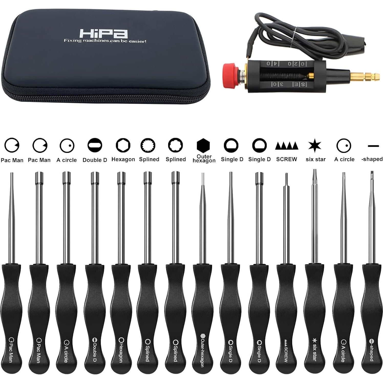 Hipa Kit de 14 Herramientas de Ajuste de Carburador y Probador de Chispa