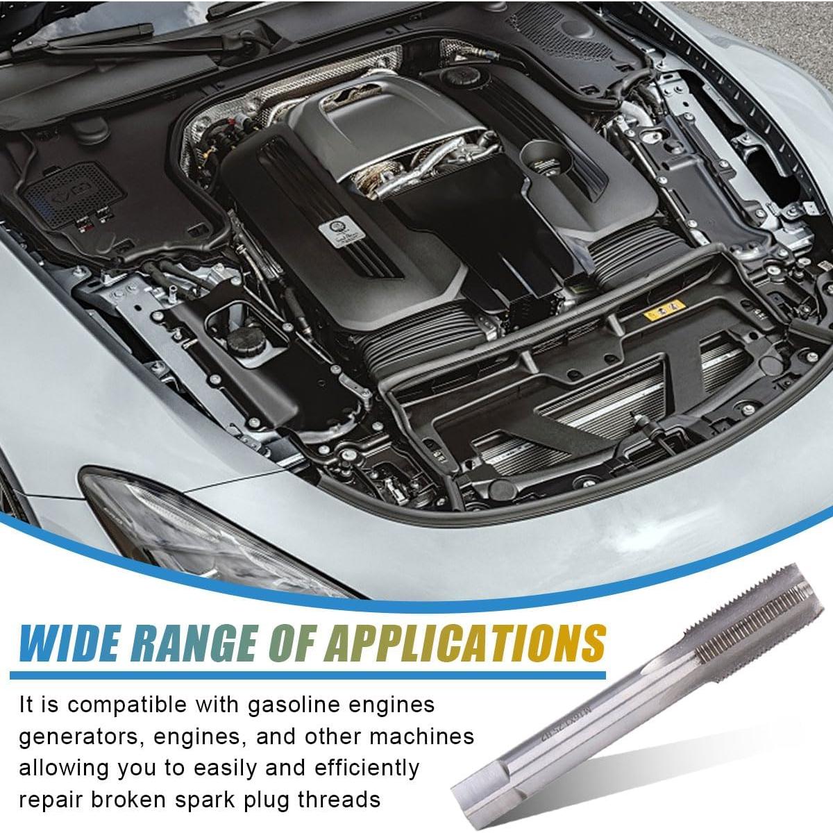 Kit de Reparación de Roscas de Bujía UHANBUT M14x1.25