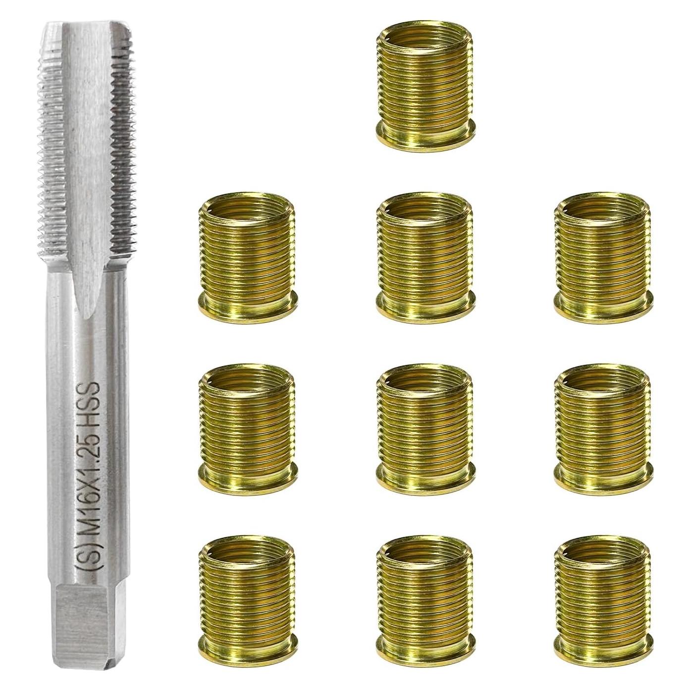 Kit de Reparación de Roscas de Bujías SHMZK 11PCS M14 M16