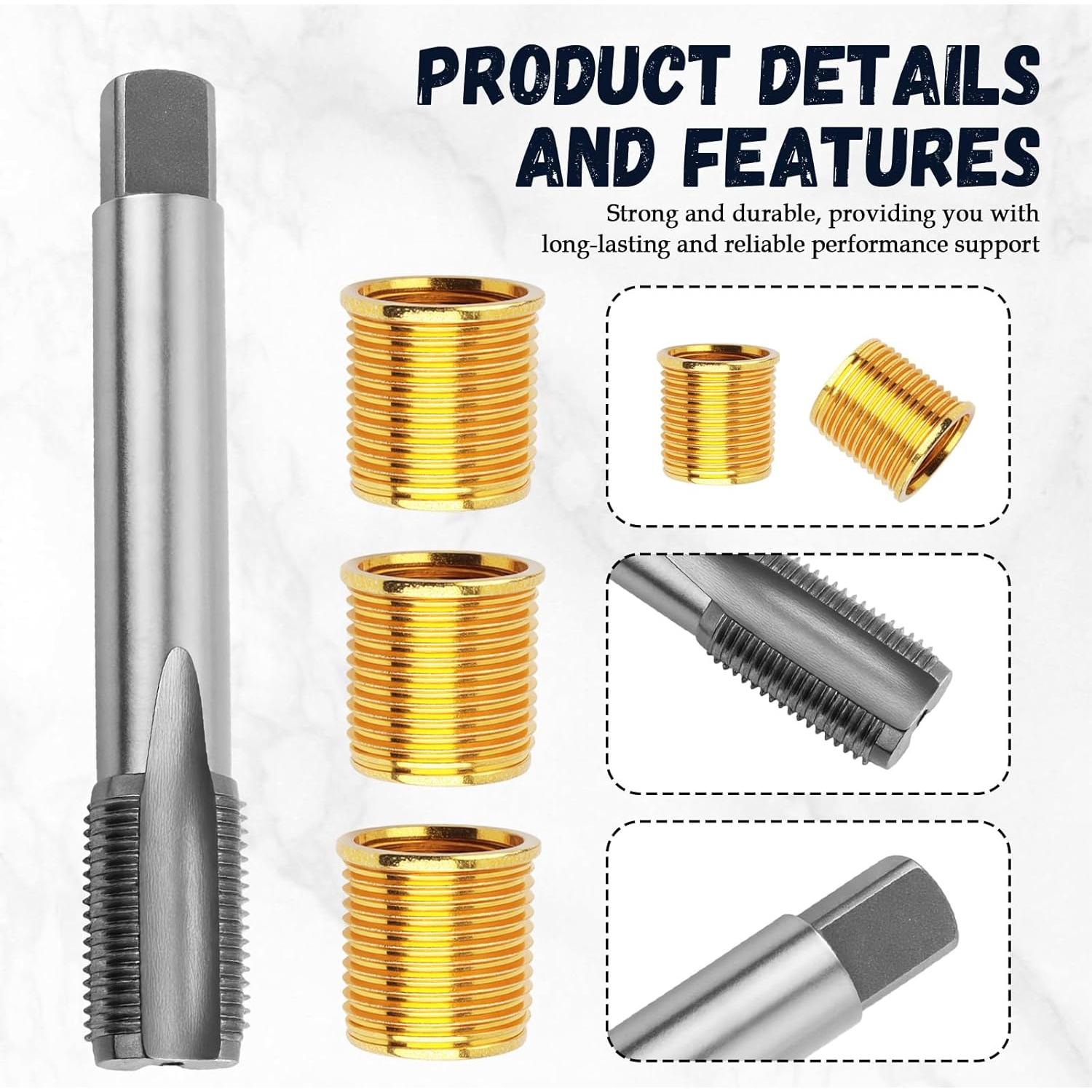 Kit de Reparación de Roscas de Bujía Figpade M16x1.25