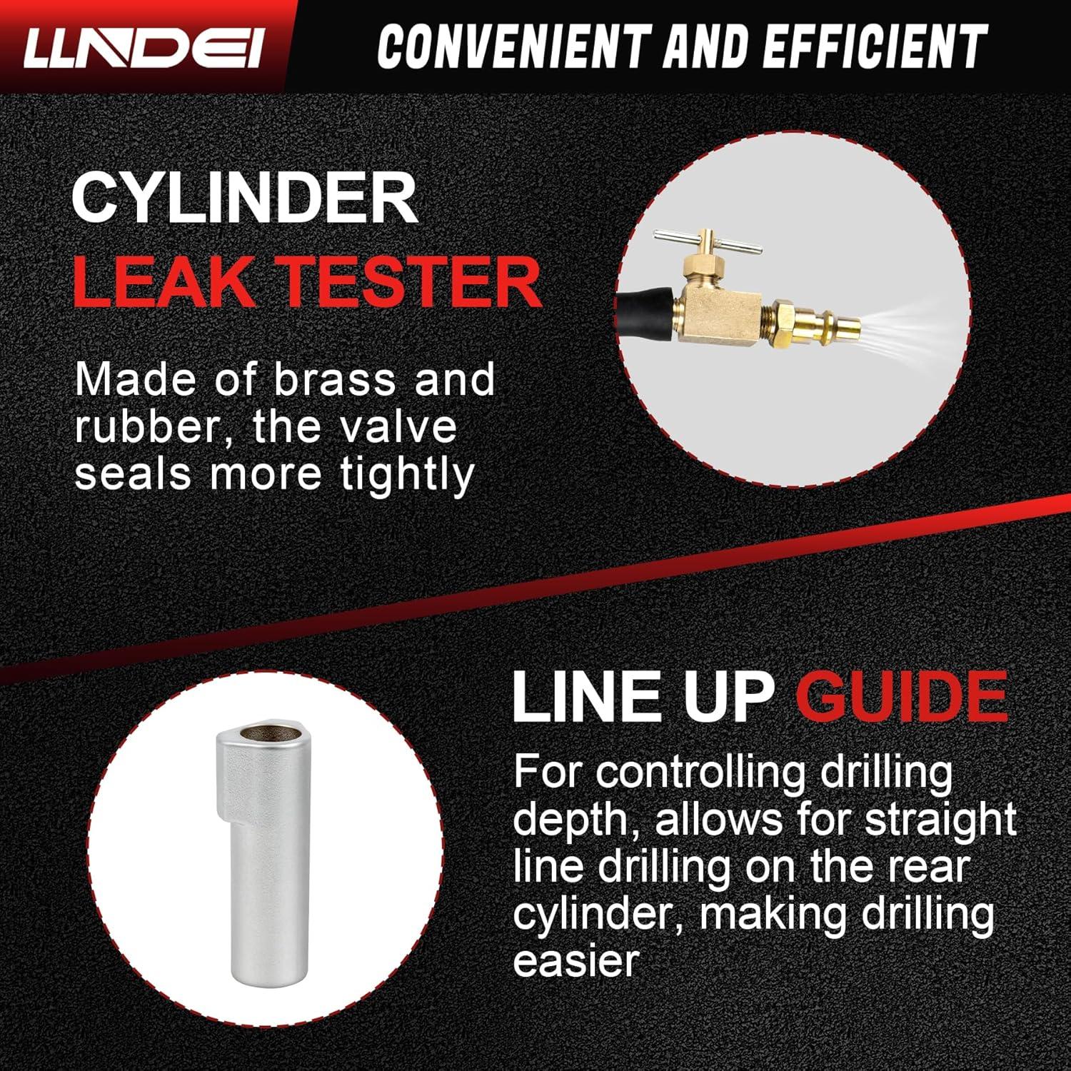 Kit de Reparación de Roscas de Bujías LLNDEI 16 PCS para Ford