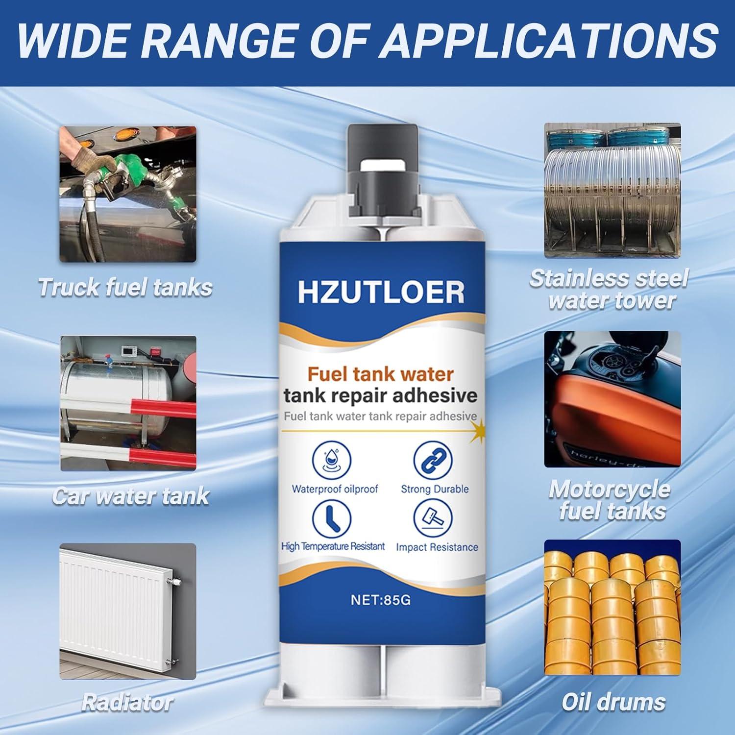 Kit Adhesivo Reparación Tanques Combustible 85g Hzutloer
