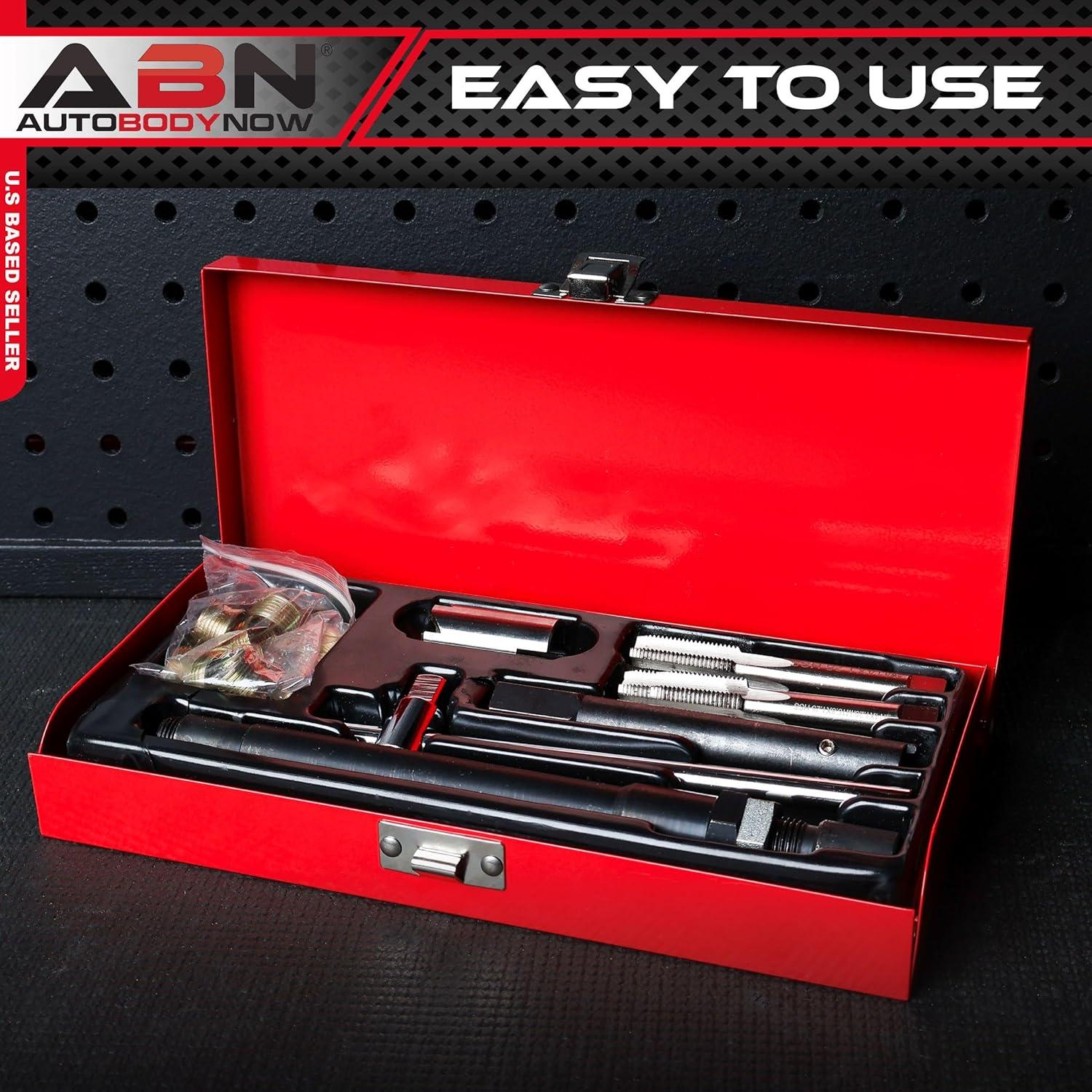 Juego de Reparación de Roscas de Bujías ABN 14mm - Kit Completo