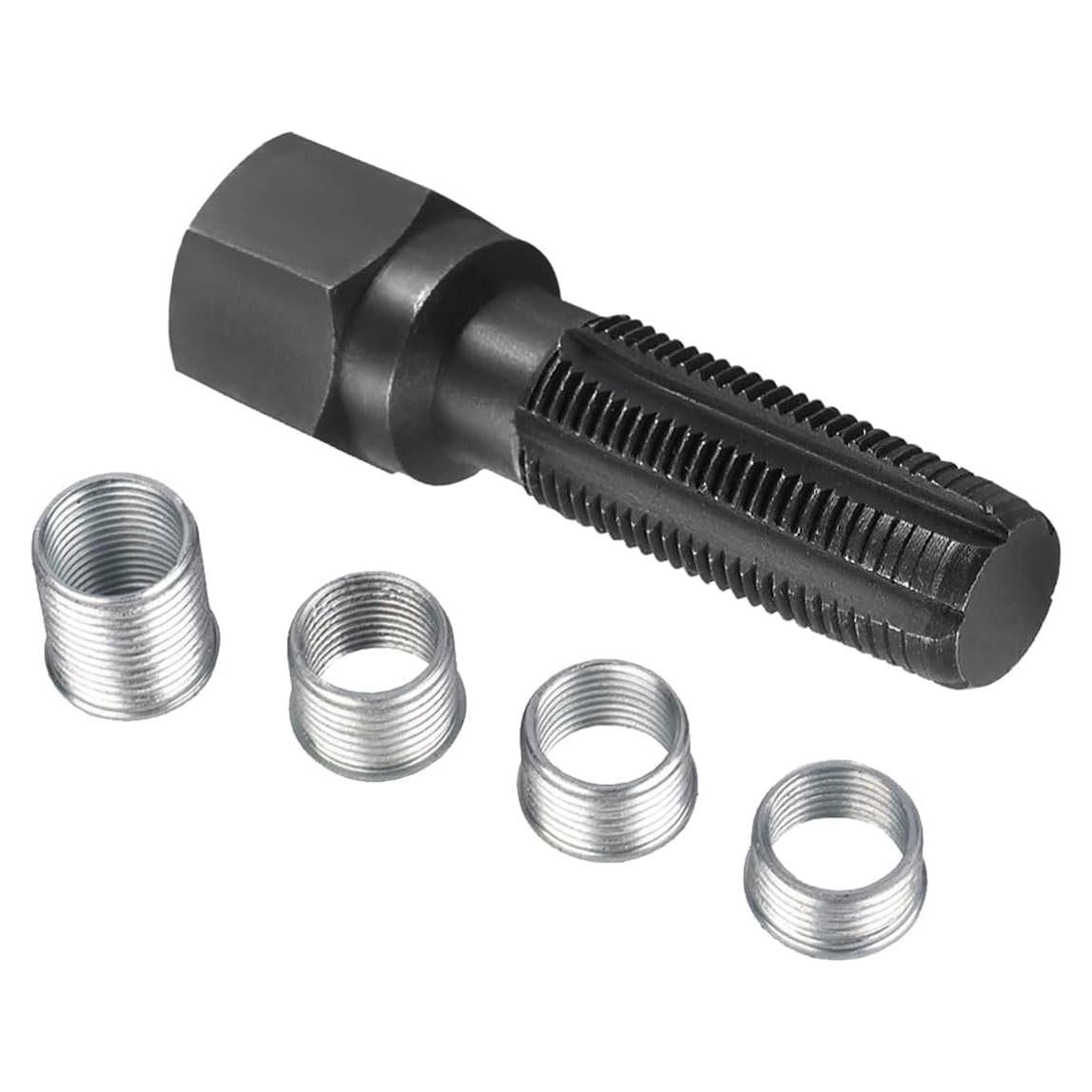 Kit de reparación de roscas de bujía GAOLAOSY M14 4 insertos