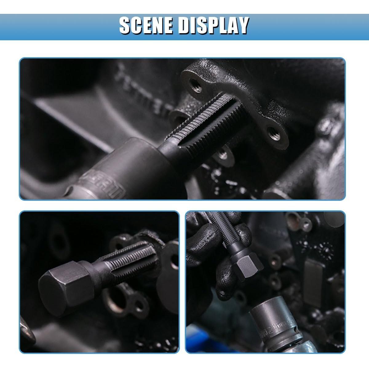 Kit de reparación de roscas de bujía GAOLAOSY M14 4 insertos