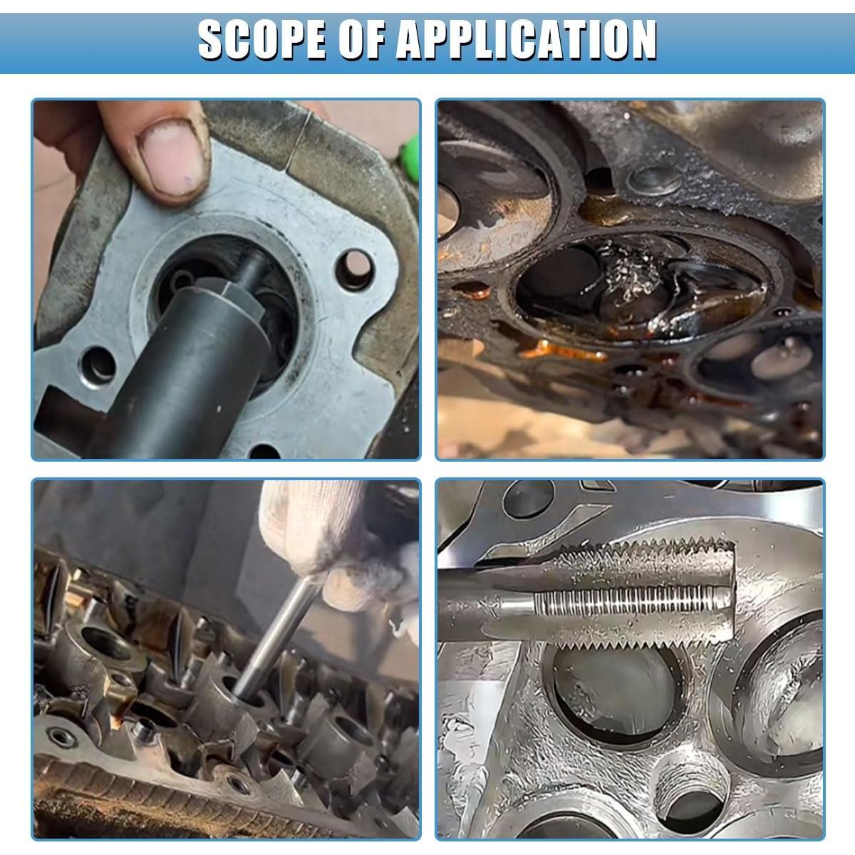 Kit de reparación de roscas de bujía GAOLAOSY M14 4 insertos