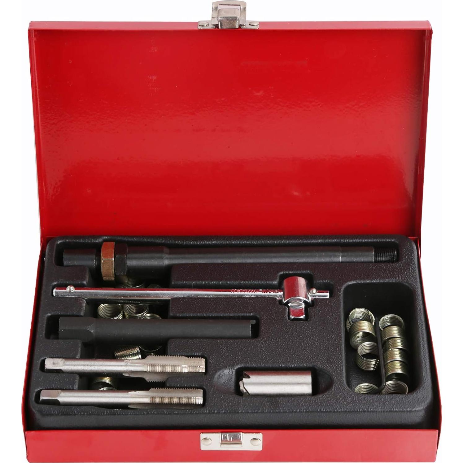 Kit de Reparación de Rosca de Bujía WINTOOLS 26 piezas M14