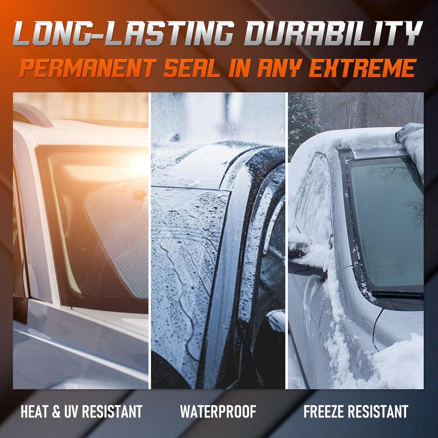 Adhesivo de Parabrisas Poliuretano VICBTZT 300 ml Curado Rápido