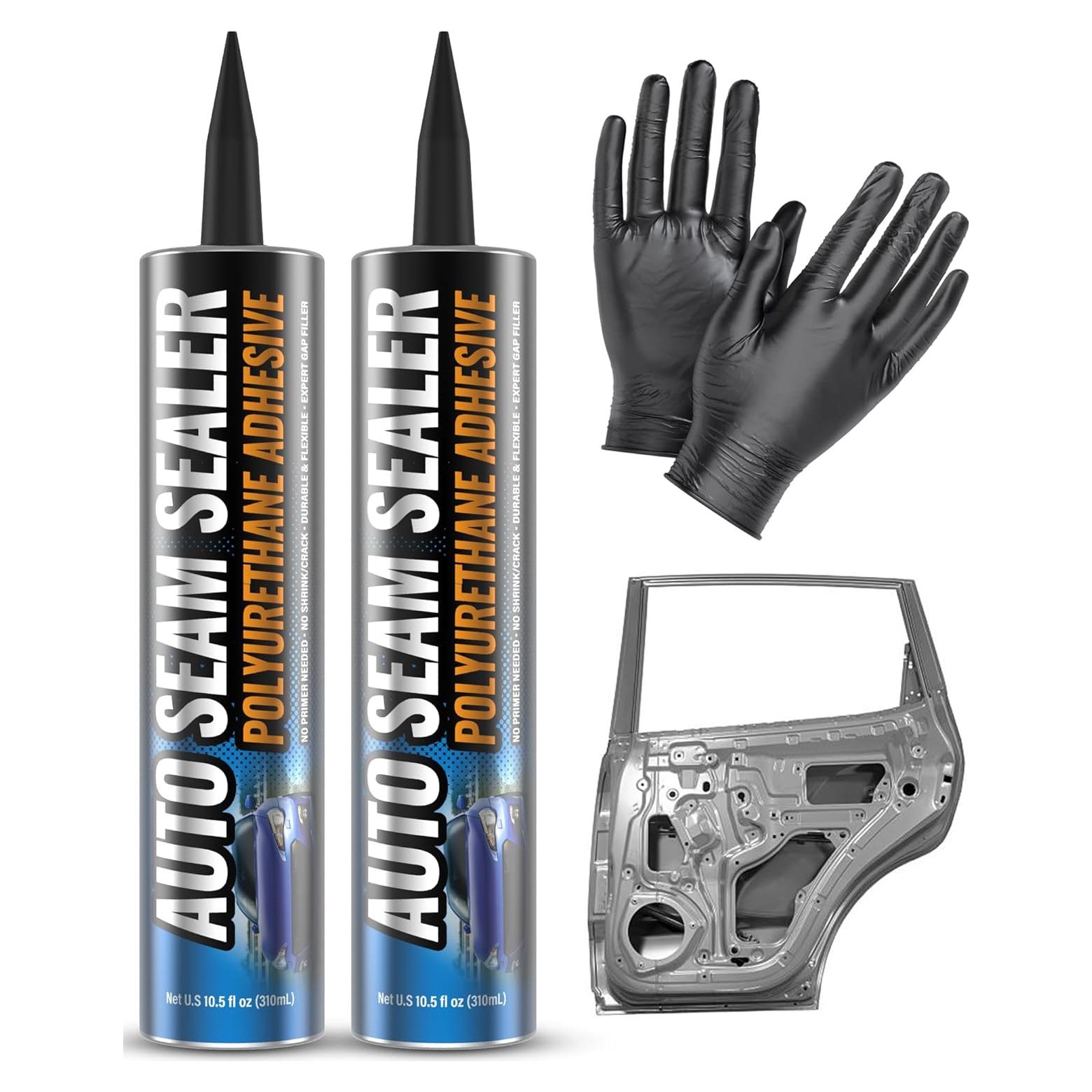 Sellador de Costura Automotriz FORTIVO 2 Unidades 250g Negro