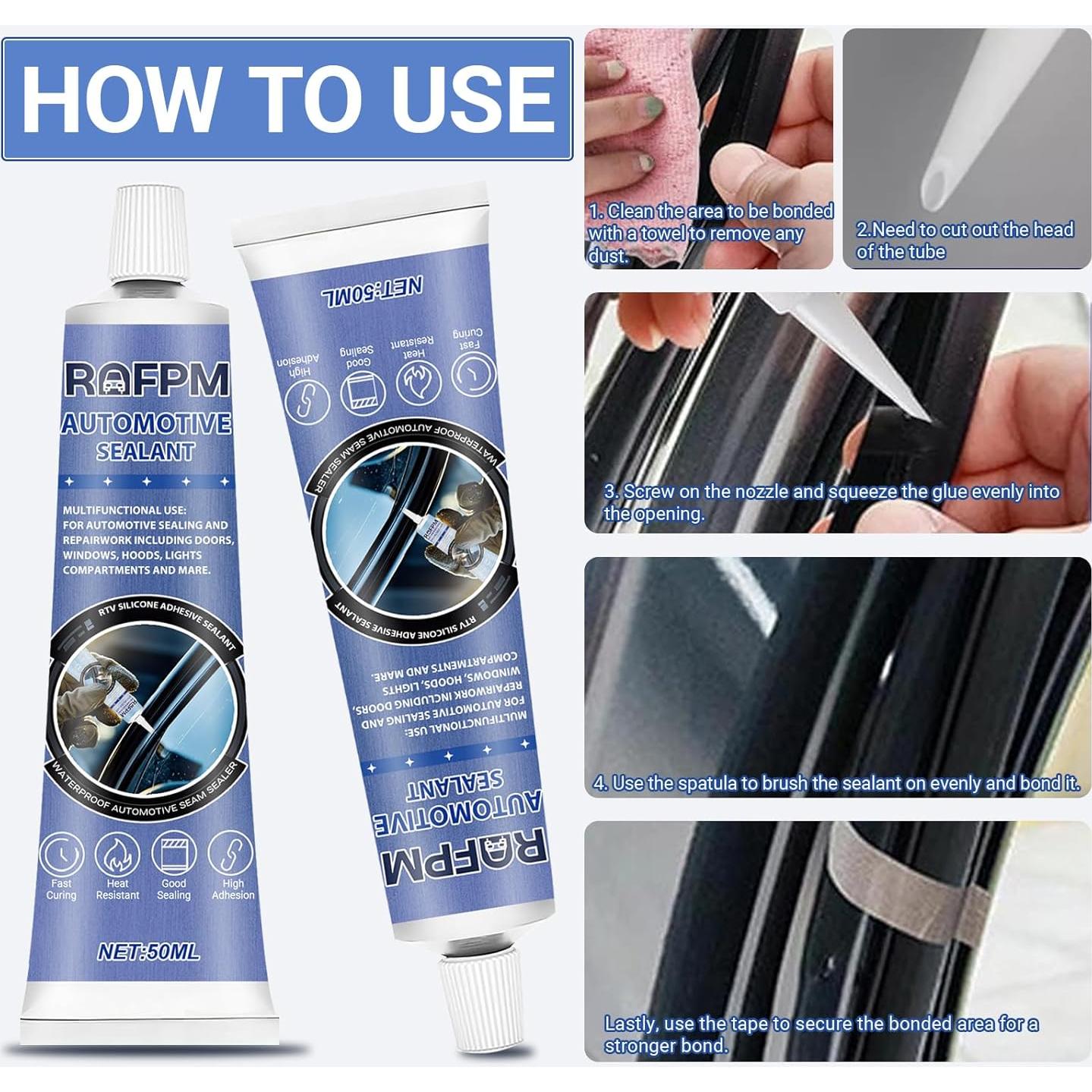 Sellador Adhesivo Automotriz ROFPM 100ml Resistente al Calor