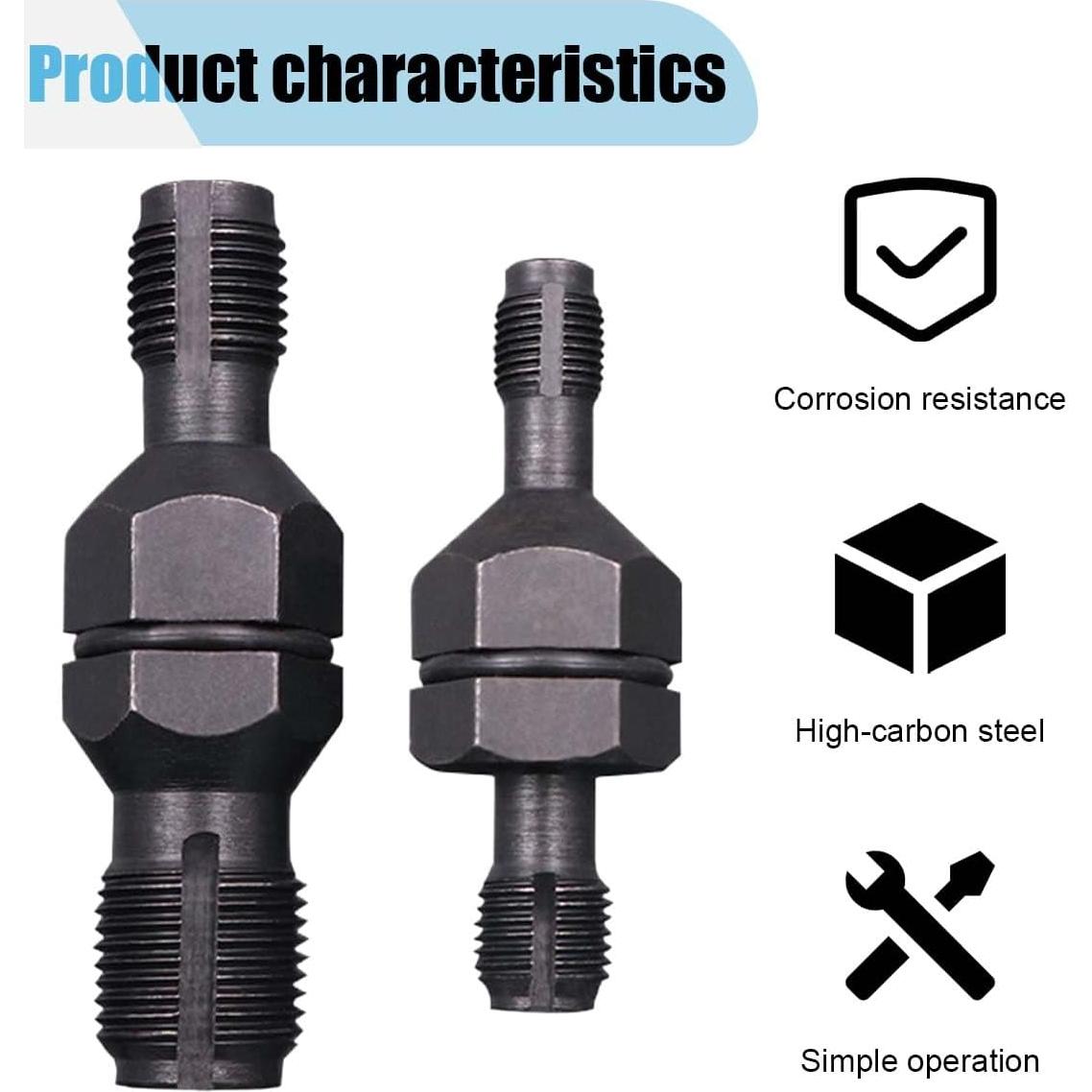 Juego de Herramientas para Reparar Roscas de Bujías KITUREK 2 Piezas