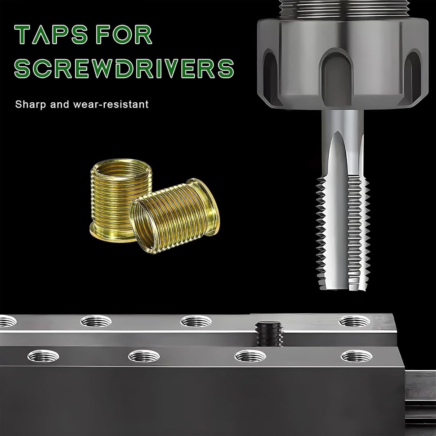 Kit de Reparación de Roscas de Bujía JNXIJ M14x1.25 11 PCS