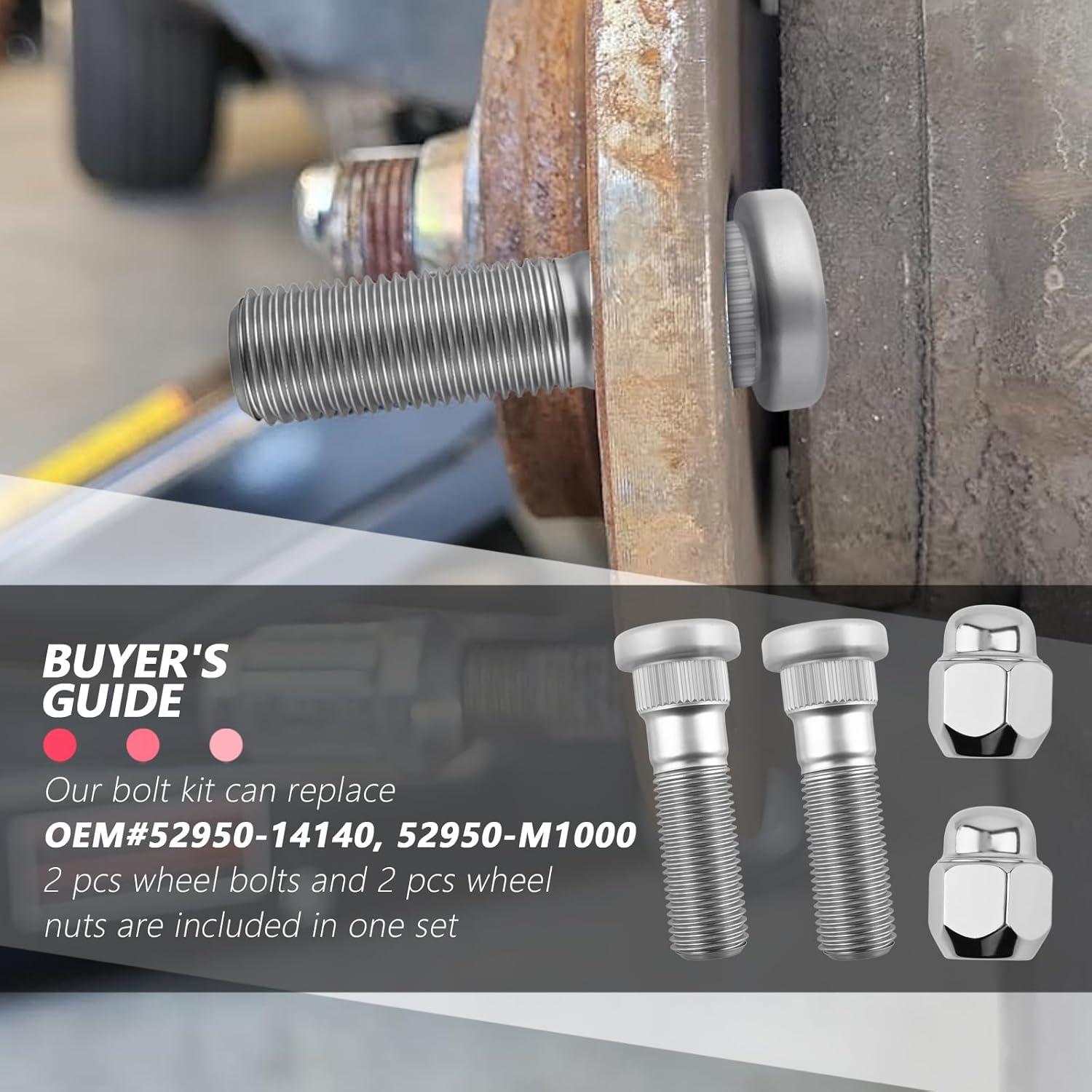 Kit de Pernos de Rueda M12x1.5 Hyundai Kia YGDMD