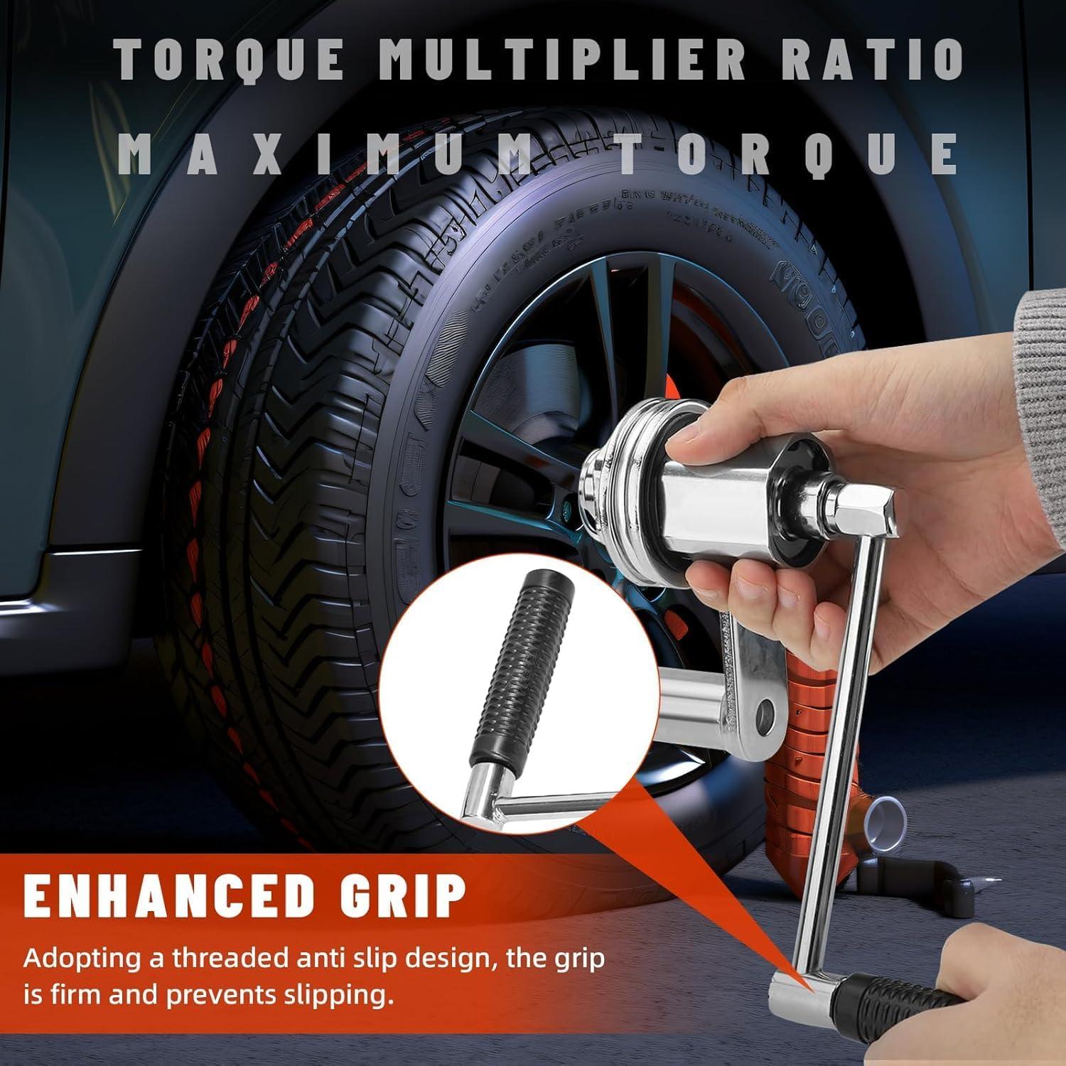 Juego de Llave Multiplicadora de Par Angchun 1/2" 5PCS