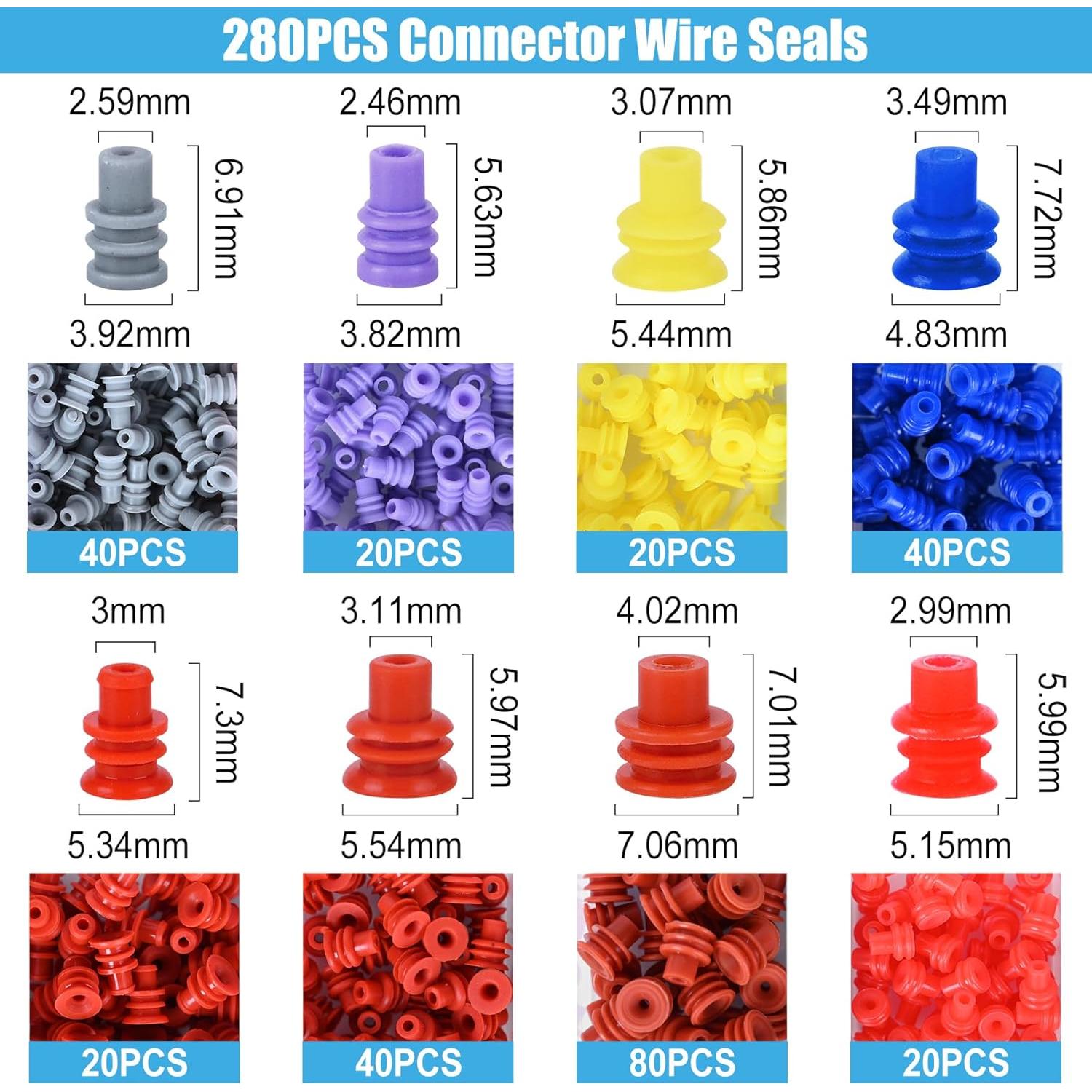 Kit de Pines de Conector 567 Pcs Kikerike - Terminales 1-3.5mm