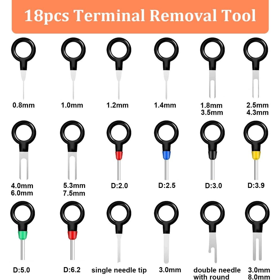 Kit de 700 Pcs Terminales de Cable Eléctrico Seamaka 1-3.5mm