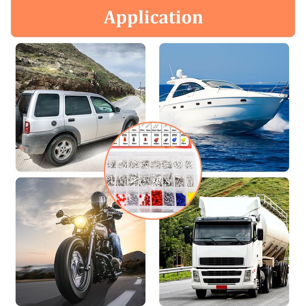 Kit de 700 Pcs Terminales de Cable Eléctrico Seamaka 1-3.5mm