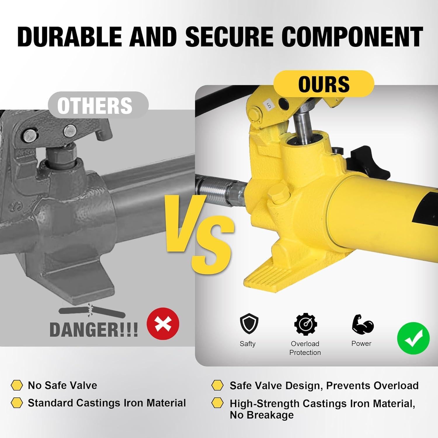 Kit Hidráulico YELLOW JACKET 6 Toneladas Porta Power