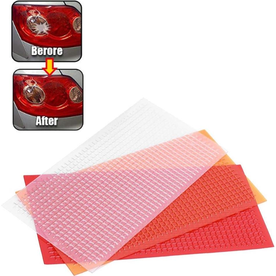 Kit de Reparación de Luz Trasera Duokon 3 Piezas Rojo Ámbar Transparente