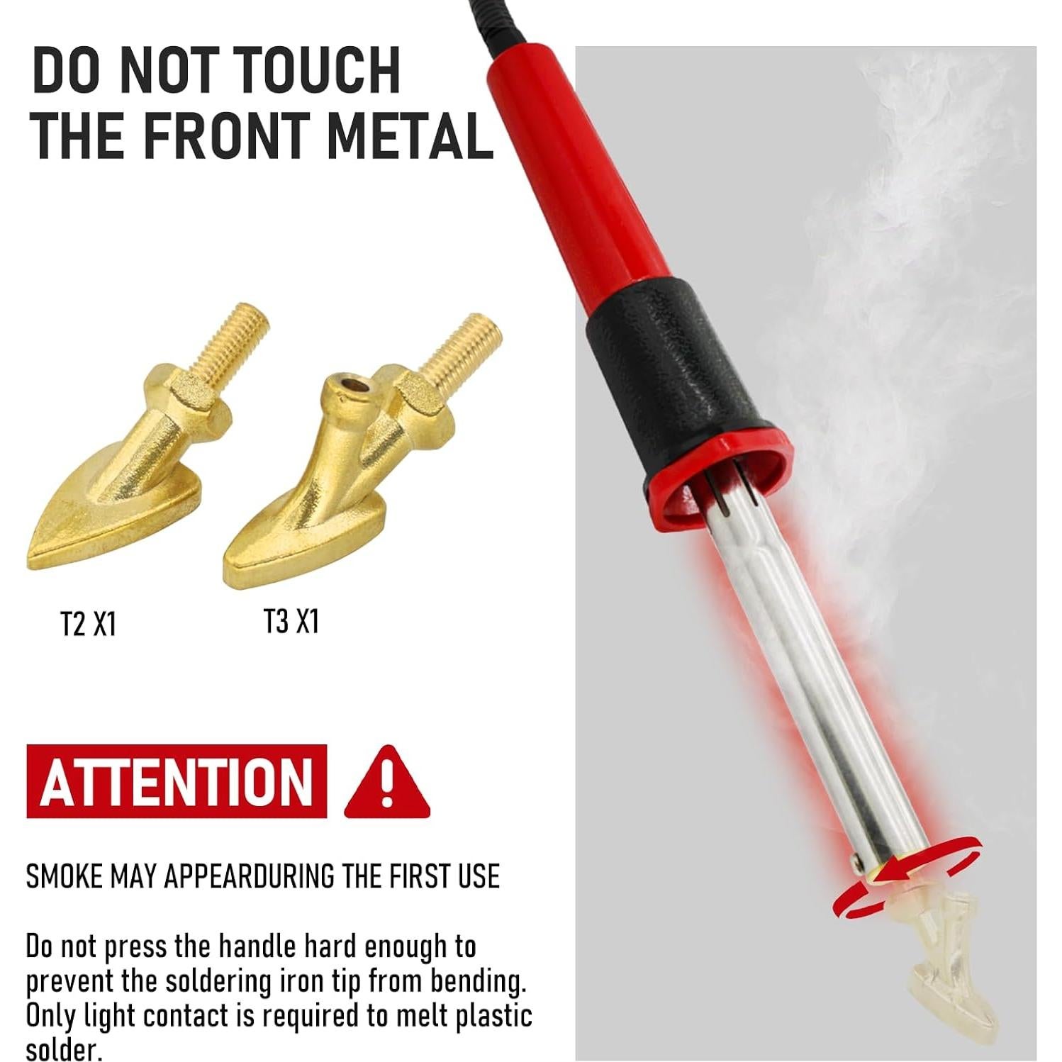 Kit de Soldadura Plástica RX WELD 100W para Reparación