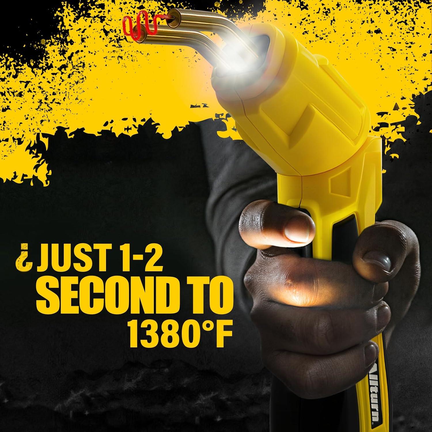 Soldador de Plástico Allturn GR200 100W Amarillo