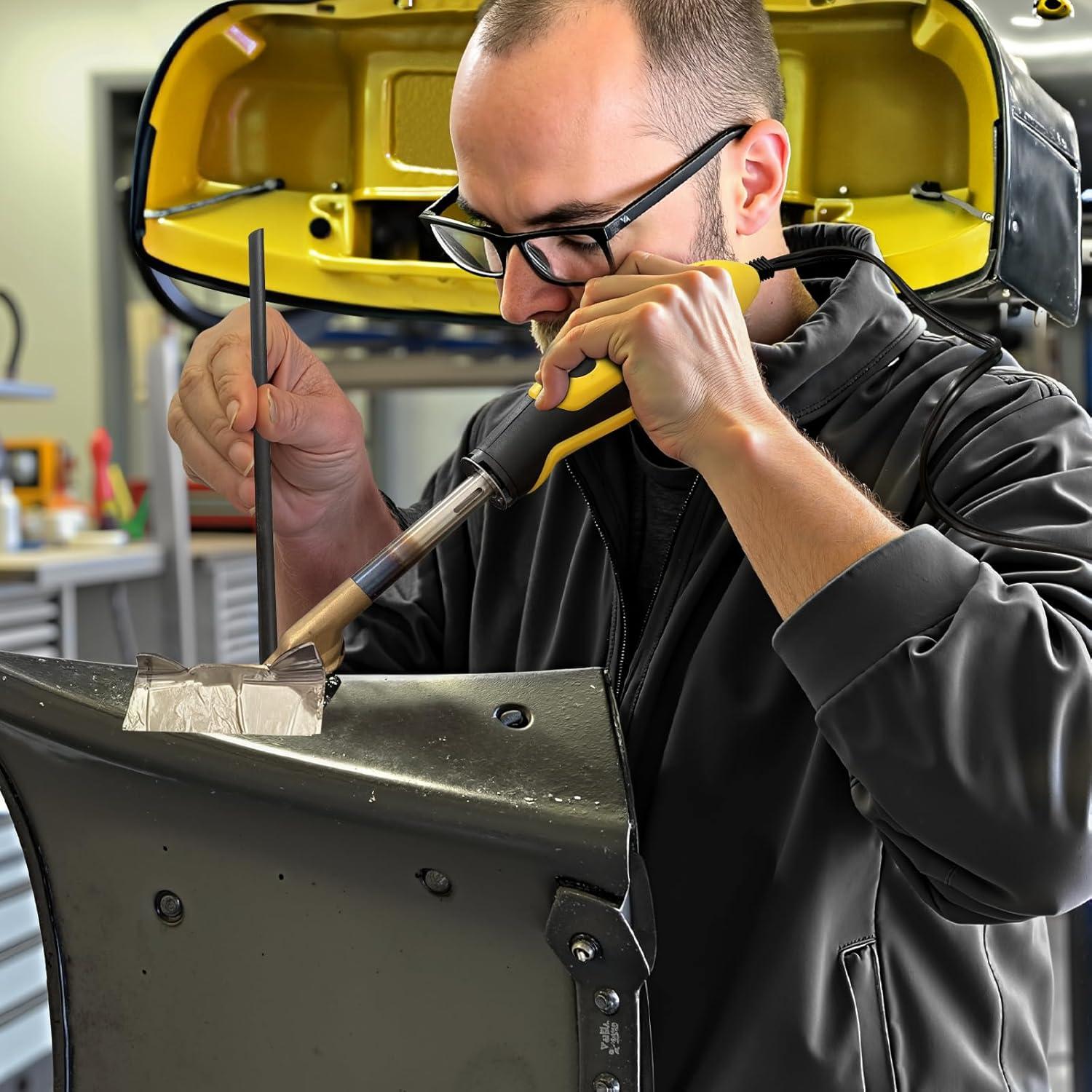 Soldador de Plástico Allturn GR200 100W Amarillo