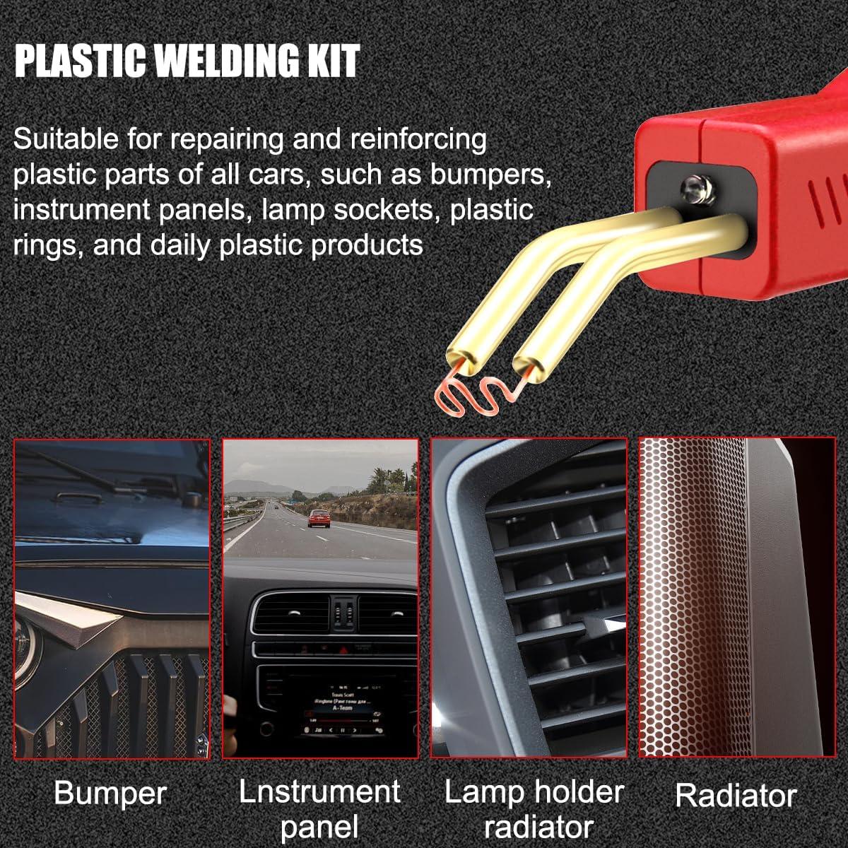 Kit de Soldador de Plástico Sandfren para Automóviles 200PCS