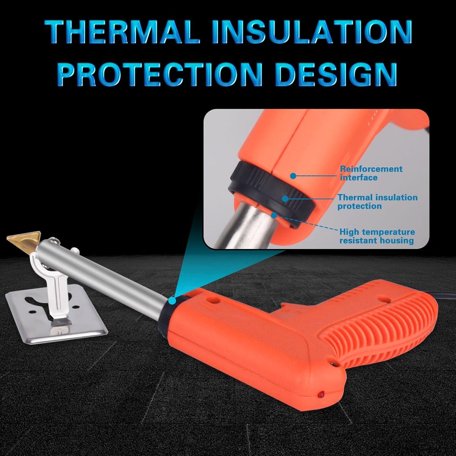 Soldador de Plástico 120W FGRSRZ con 106 Varillas y Accesorios