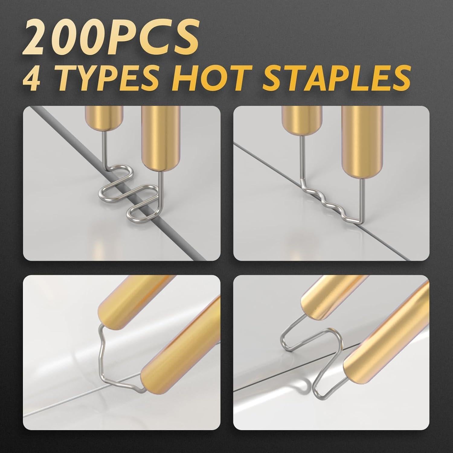 Soldador de Plástico TOOLIOM 100W Portátil con Kit de 200 Piezas