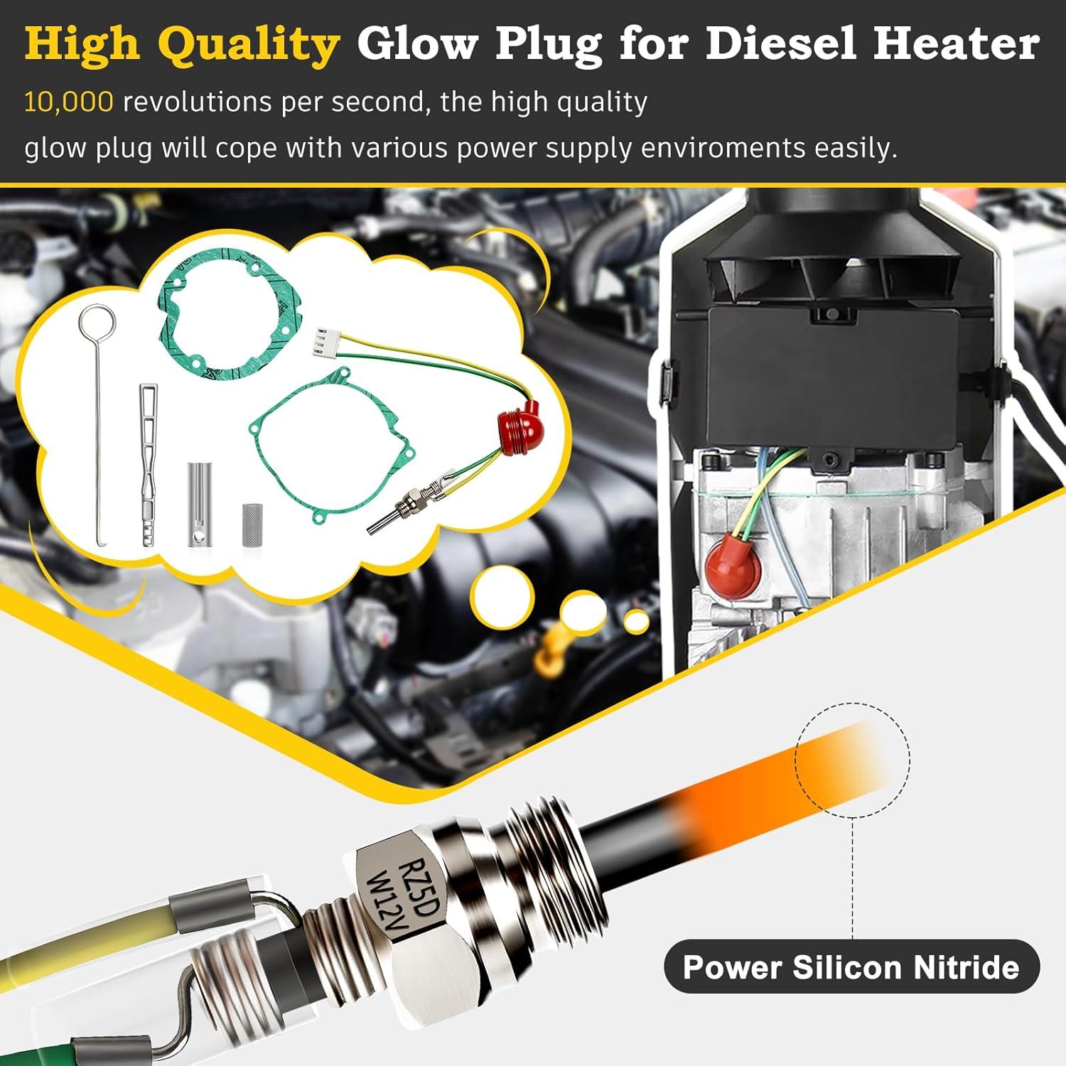 Kit de Reparación de Bujías Diésel JWEELY 12V 24V 5KW 8KW