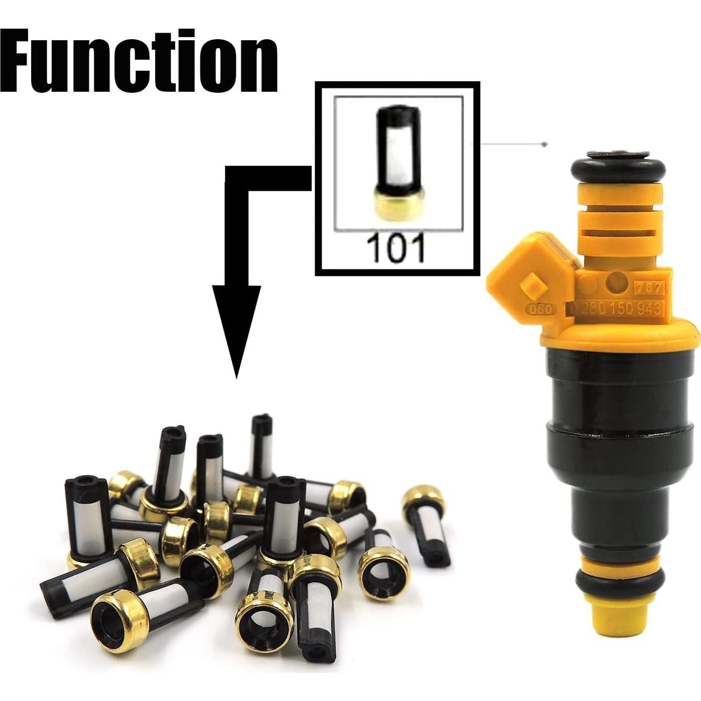 Filtro de Canasta Inyector de Combustible HiSport 101 - 20 Pcs