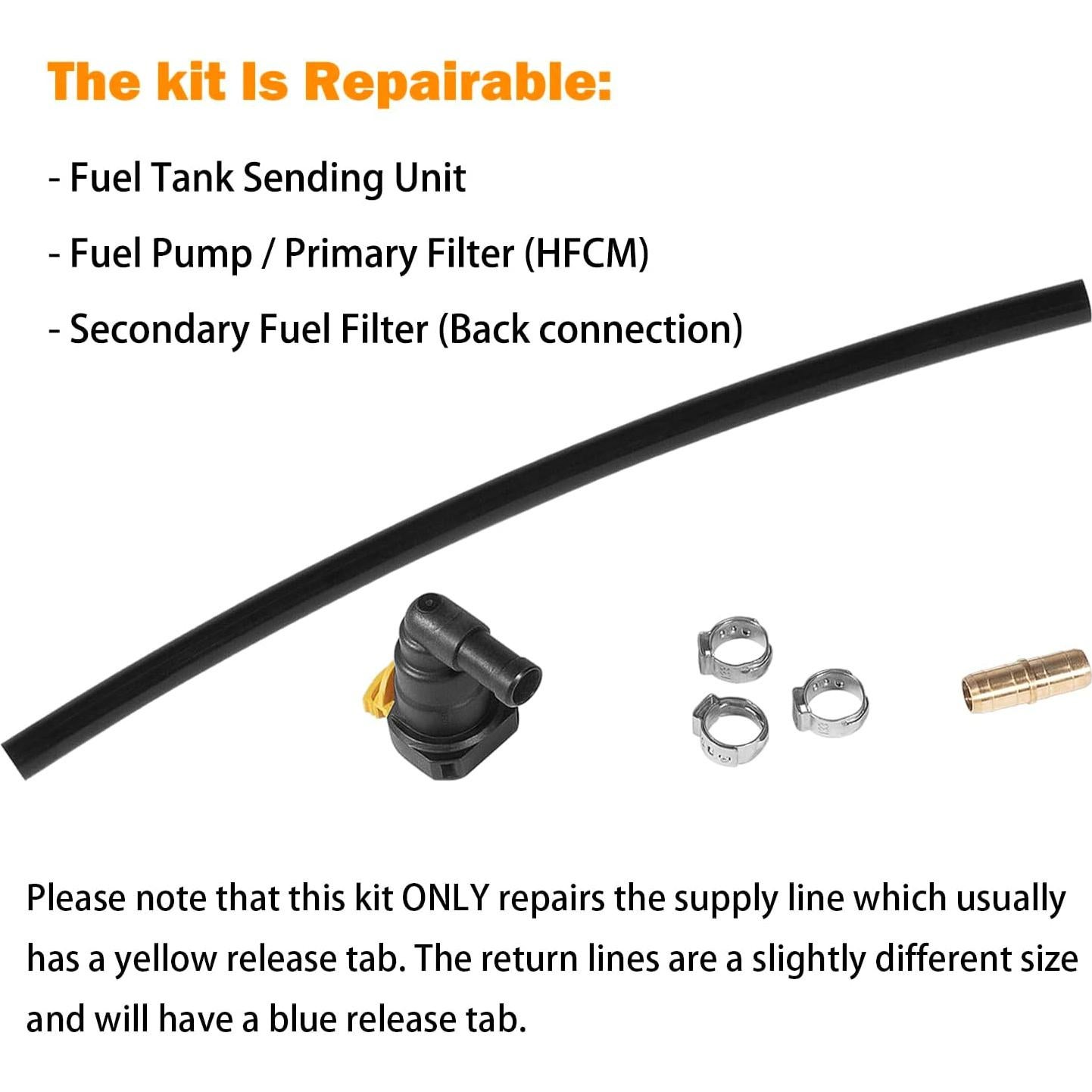 Kit de Reparación de Filtro de Combustible Diesel E-cowlboy para Ford F250 F350 F450 F550 2011-2022