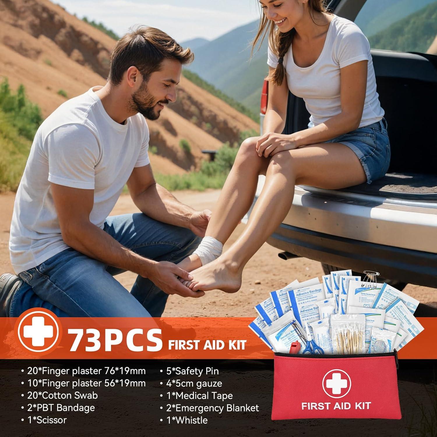 Kit de Emergencia para Automóvil VCAN ACTIVE 112 Piezas