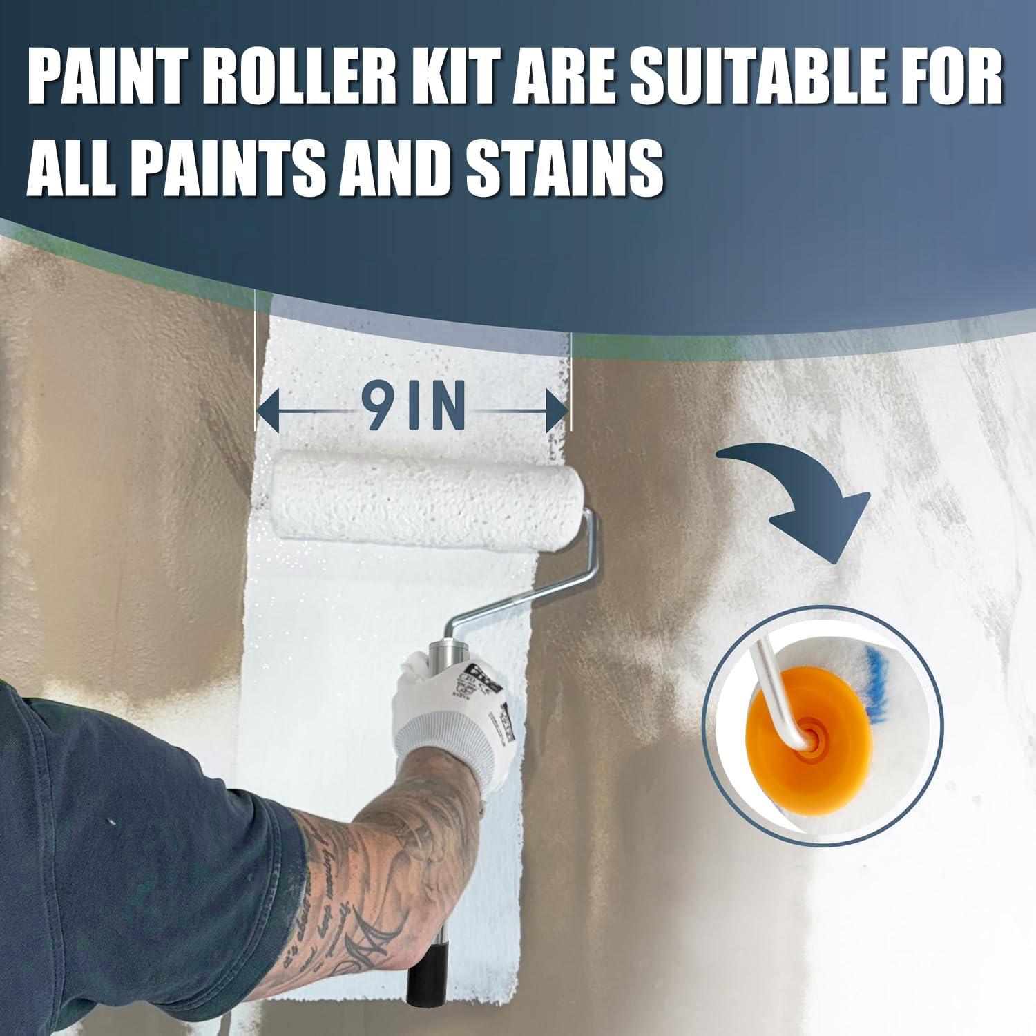 Rodillo de Pintura Koyata con Mango Extensible 2.2m - 3 Piezas