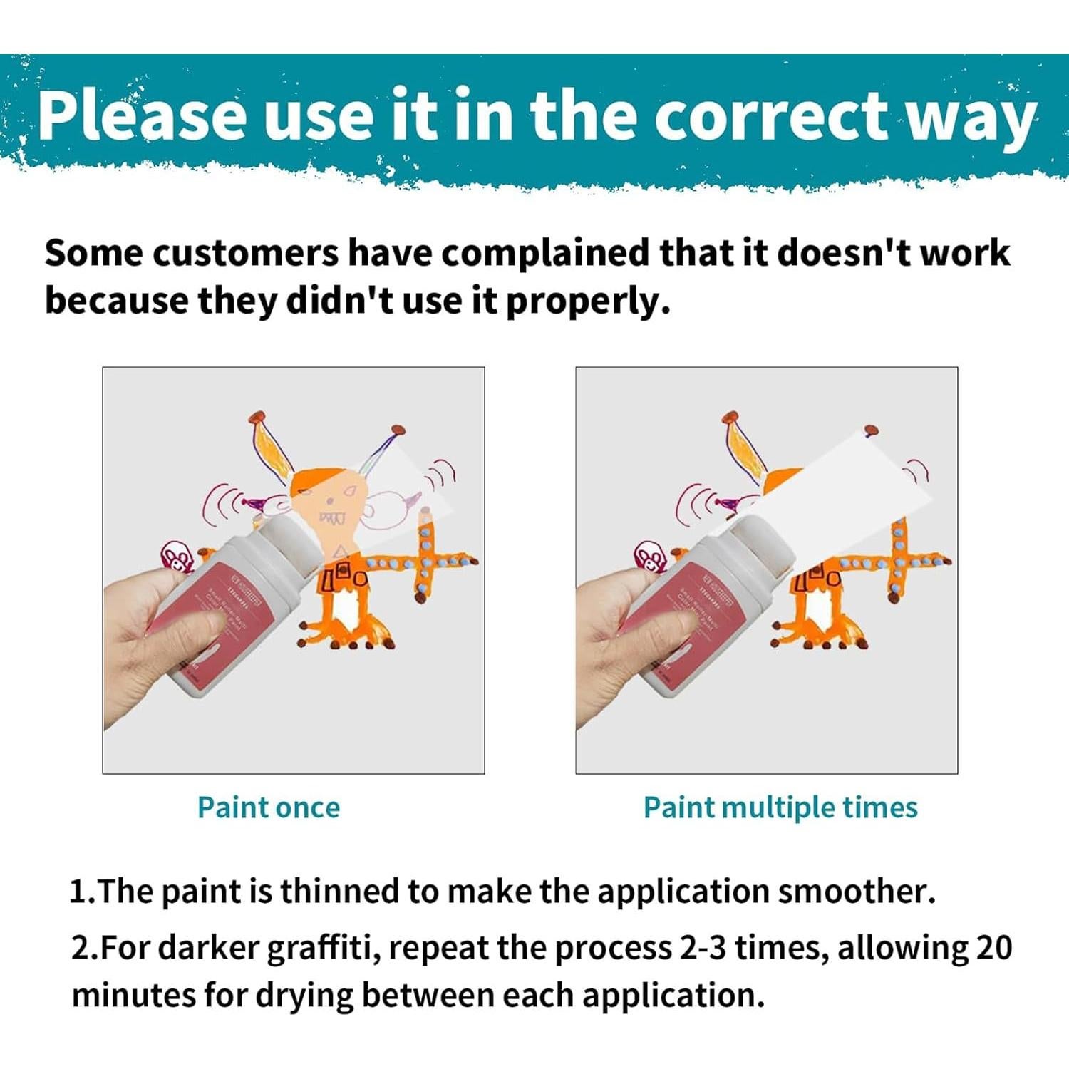 Kit de Reparación de Paredes AUOMLVH con Rodillo 100 ml Blanco