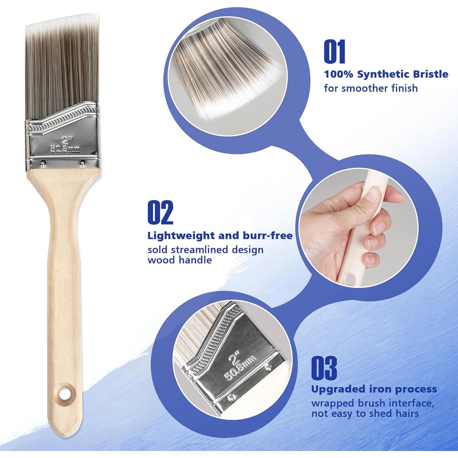 Kit de Rodillo de Pintura Rhibak 27 Piezas con Poste Extensible