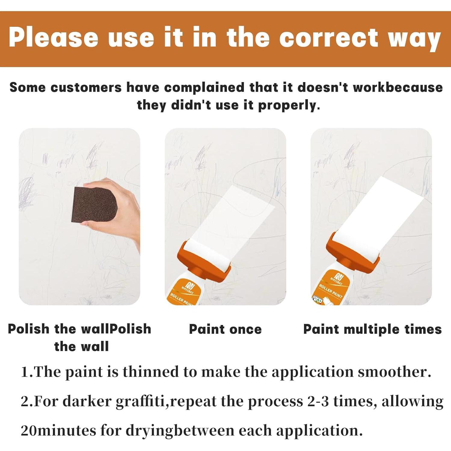 Kit de Reparación de Paredes NHYZBXY GTQ - Rodillo Blanco 0.63 kg