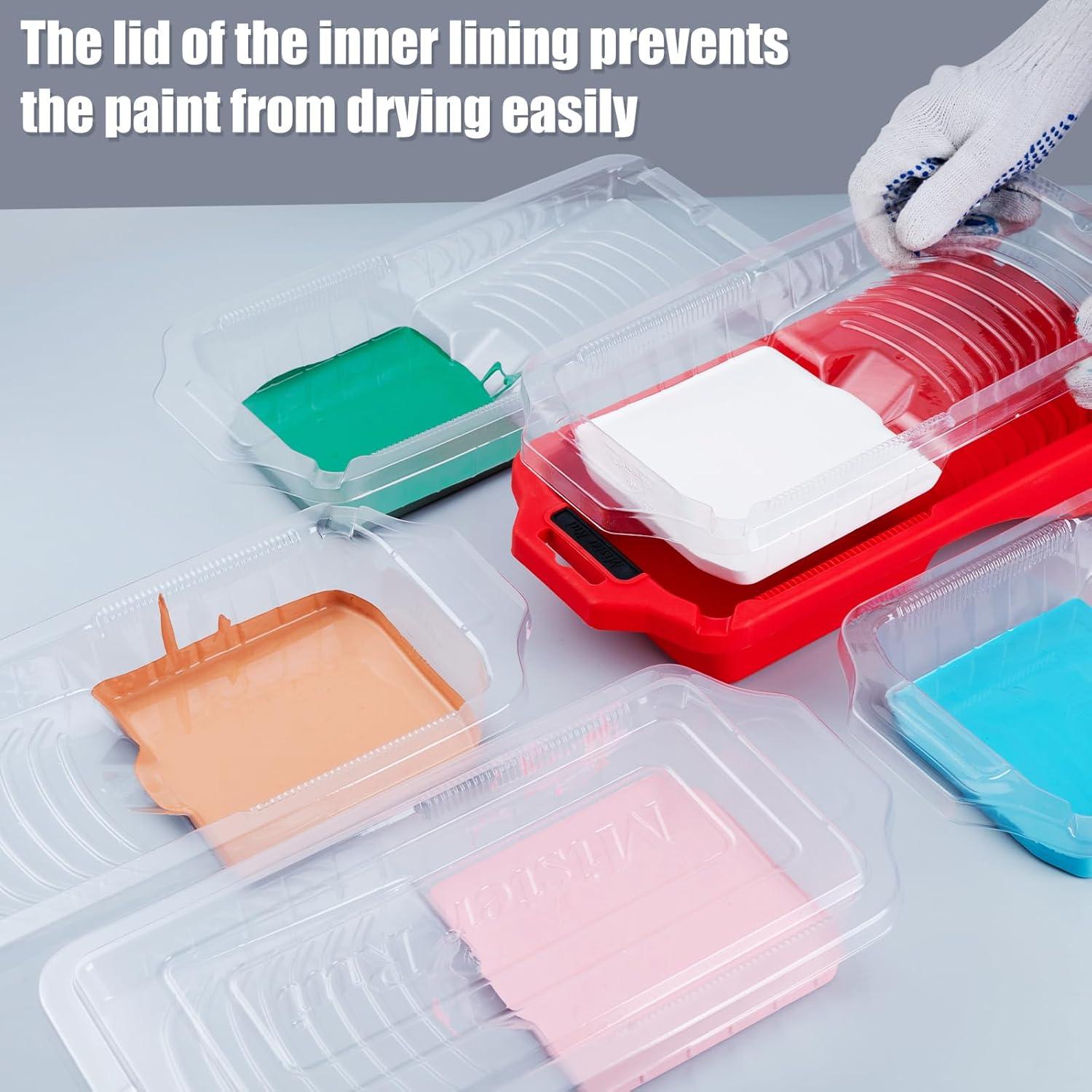 Kit de Rodillo de Pintura Mister Rui 12 Piezas 10 cm Microfibra