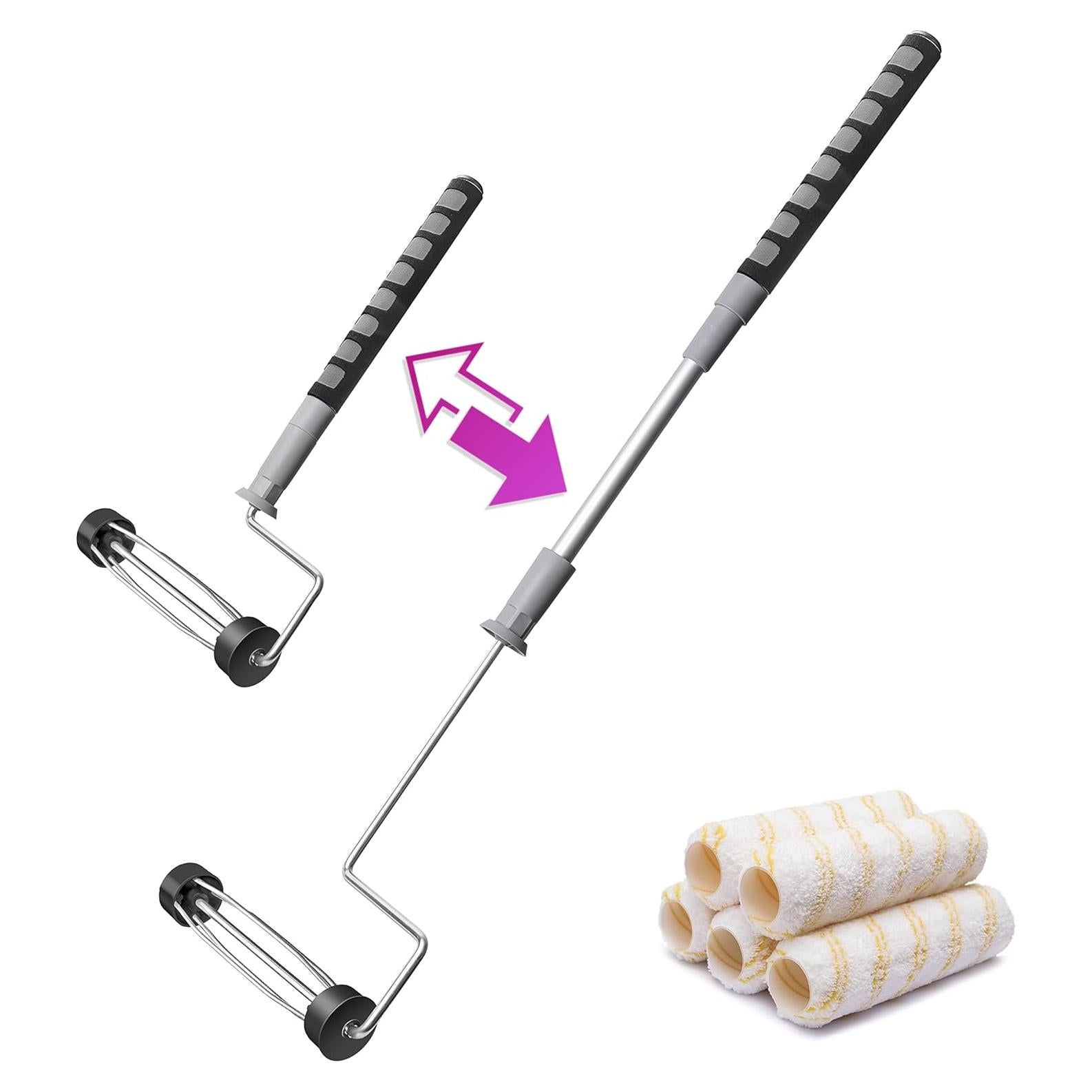 Kit de rodillos de pintura ajustable PinStone 6 piezas 9"