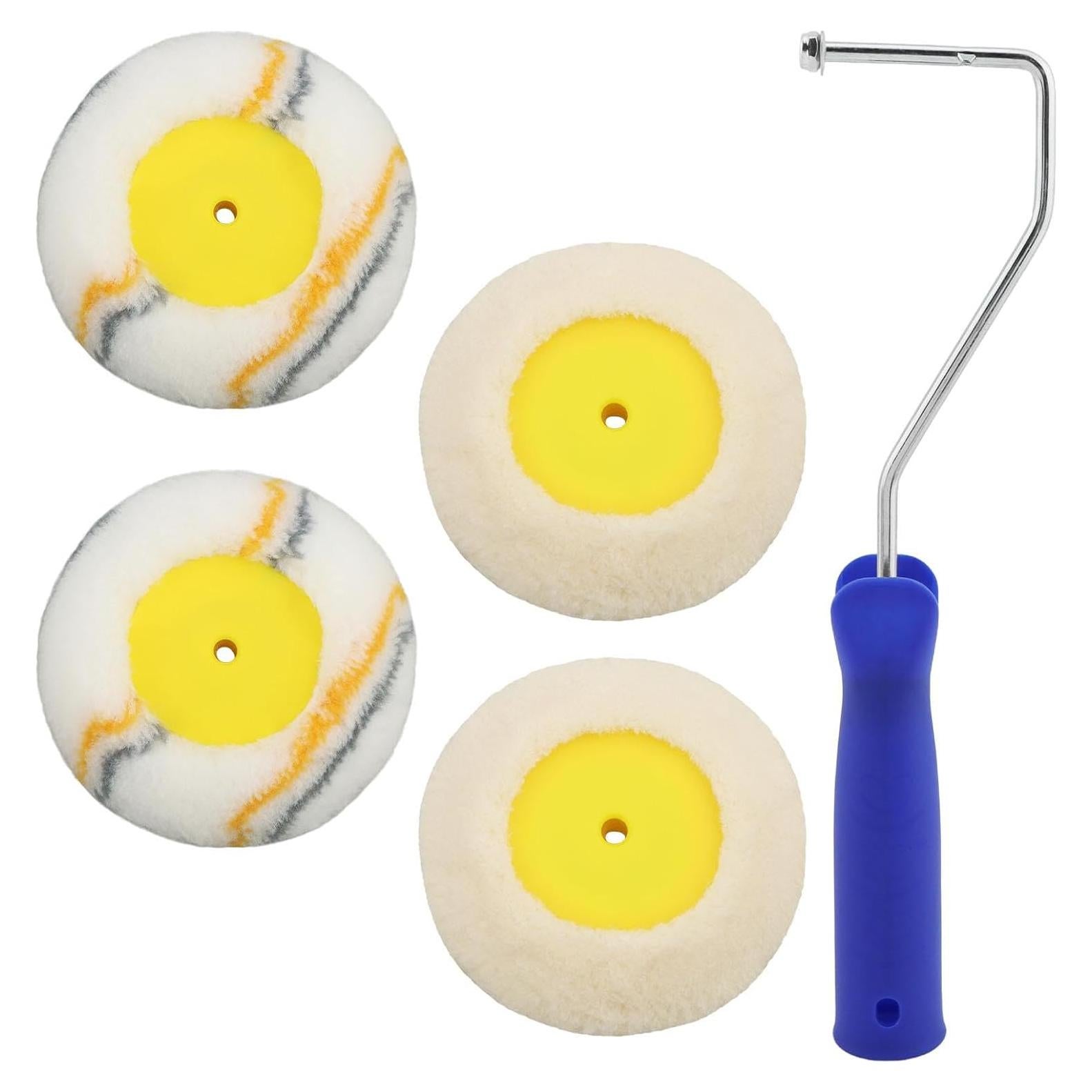 Rodillo de pintura para esquinas Loyanger, 1 mango y 4 cabezales